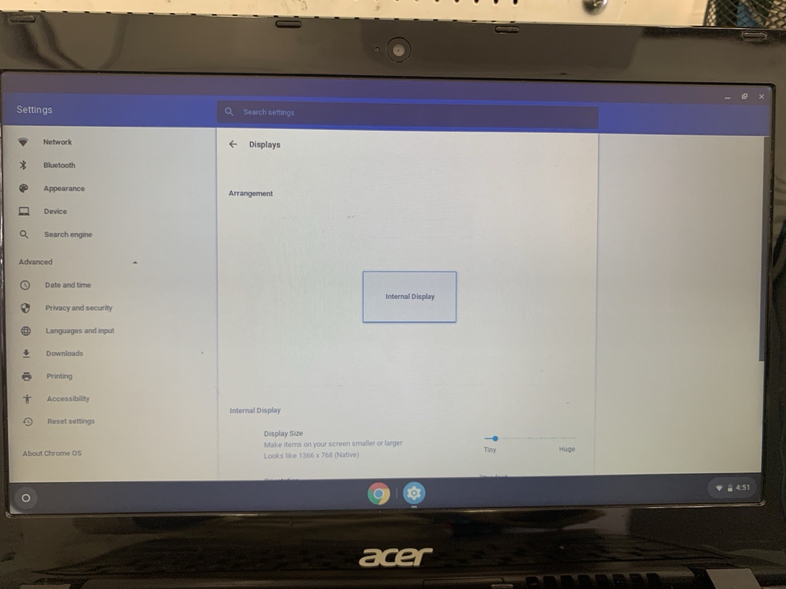 Acer ZHN Chromebook C720 Series 11.6″ Laptop Celeron Gray With No-Charger