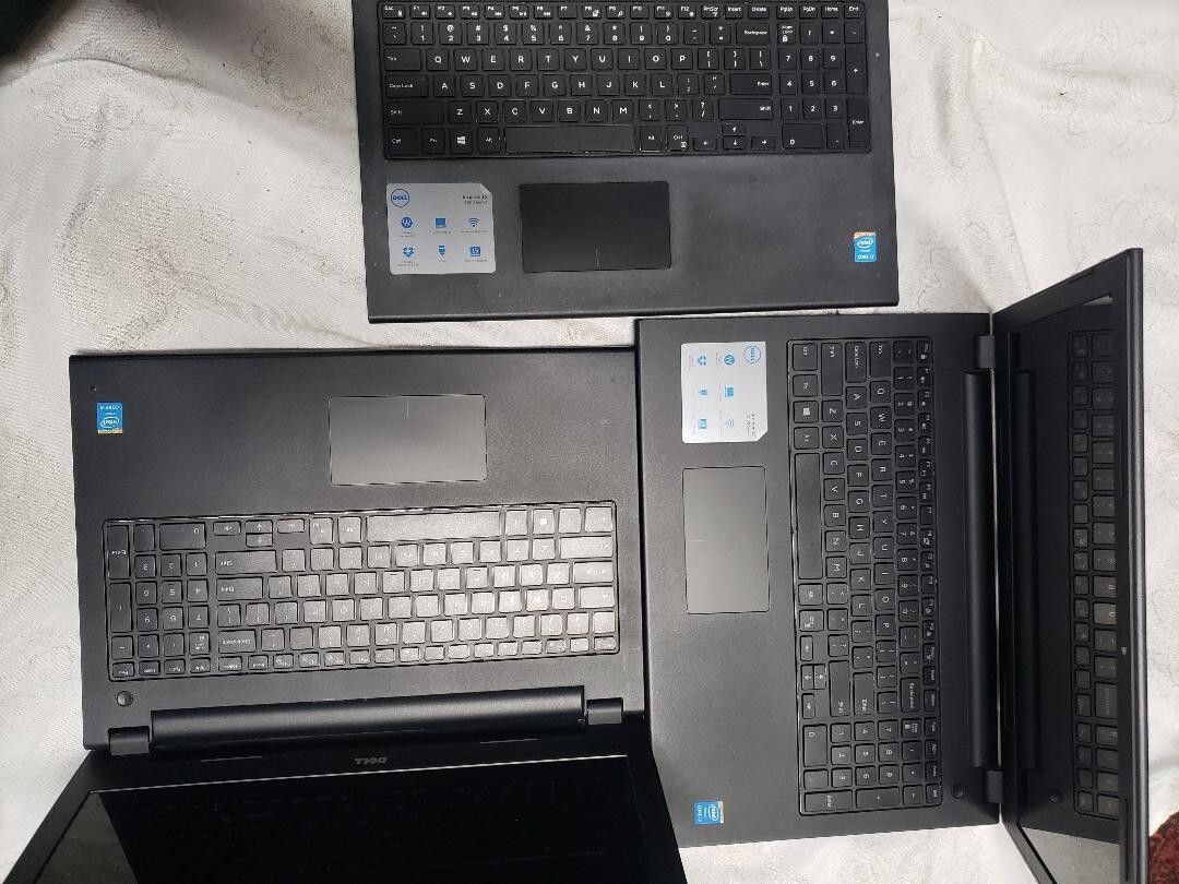 Lot of ( 3 ) Dell Inspirion 3542/3543 i3 4th Gen 4GB RAM No HDD/Battery/Charger