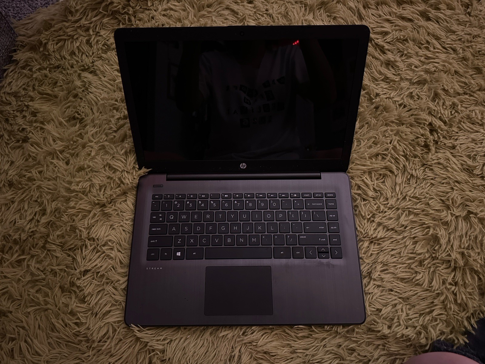 HP Stream 14″ Laptop Intel 1.6GHz 4GB 32GB eMMC Win10 Black *Read Description!*