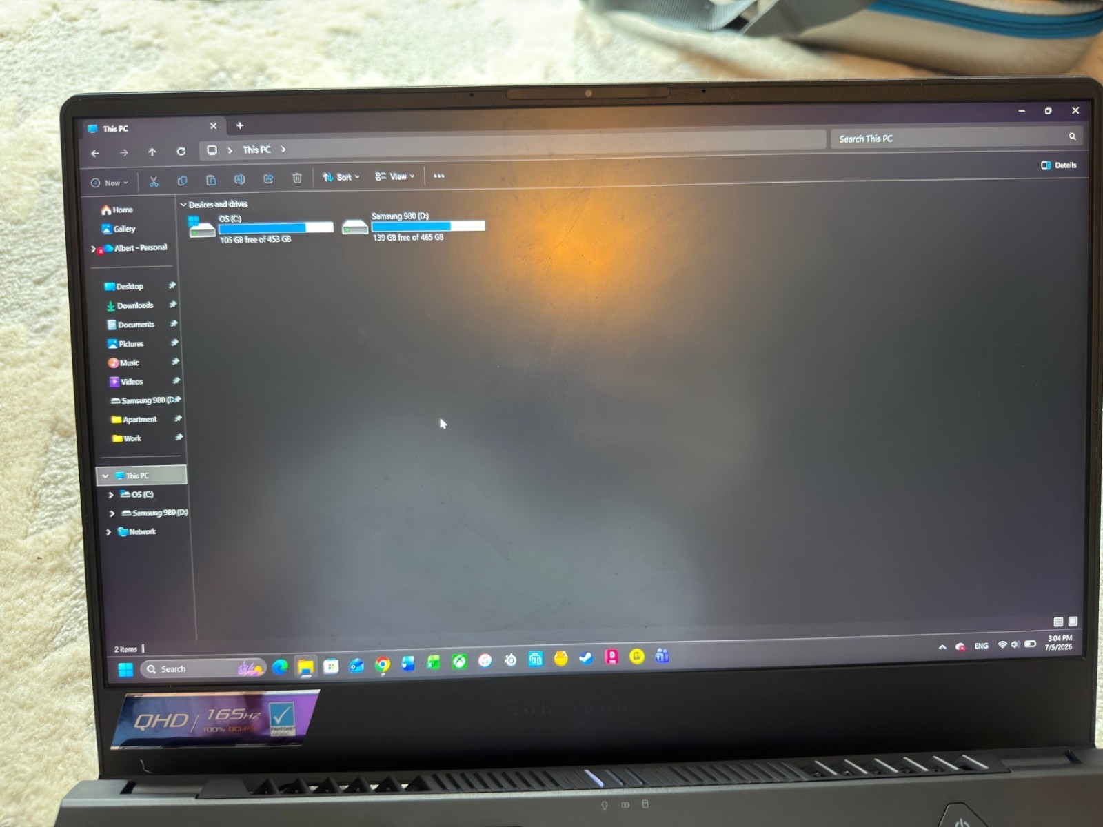 Asus ROG Zephyrus G15 AMD Ryzen 9 RTX 3060 Gaming Laptop with Samsung 980 M.2SSD