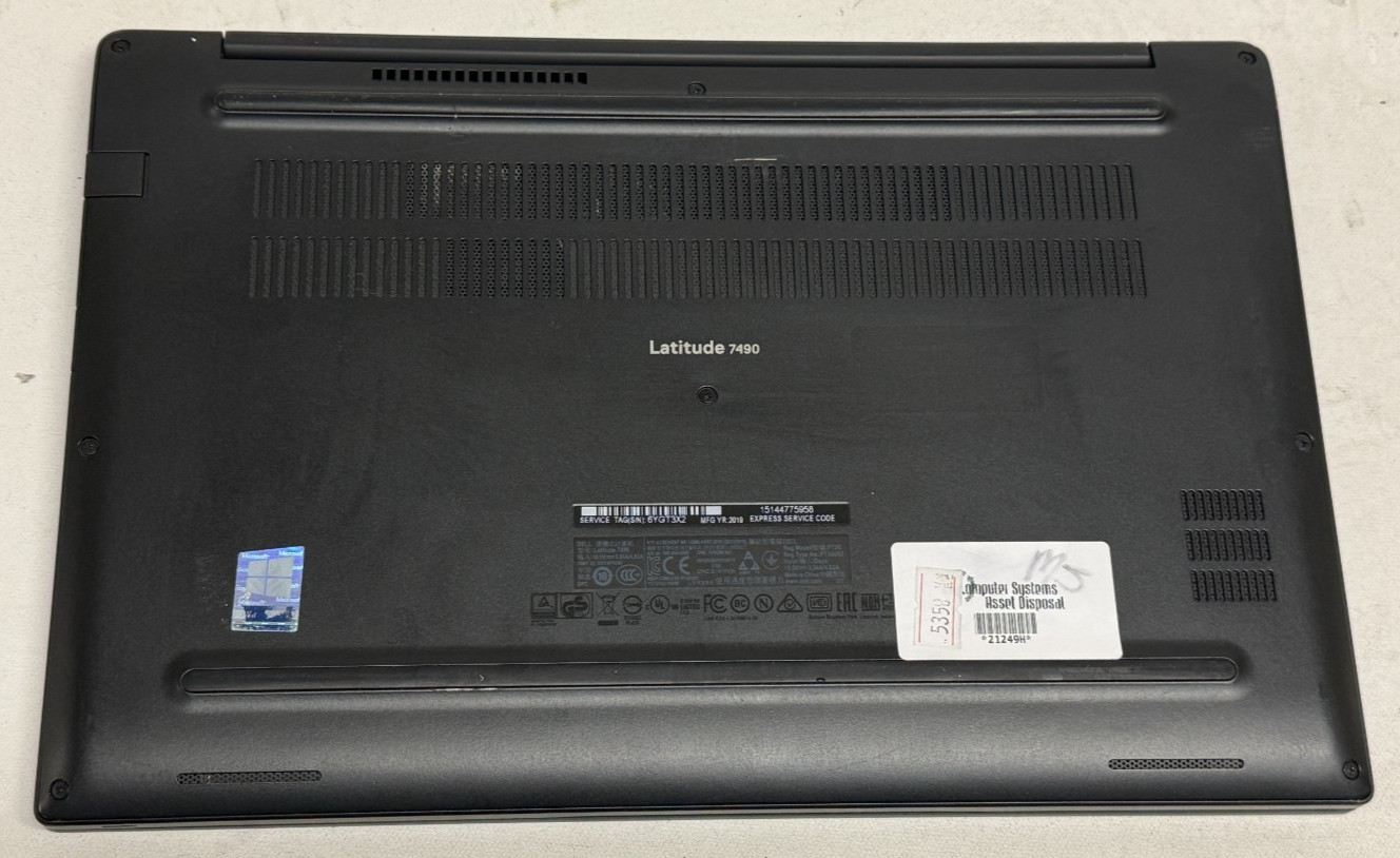 Dell Latitude 7490 14″ (i7-8650u 1.90GHz – 16GB RAM – 512GB SSD – Win11Home)