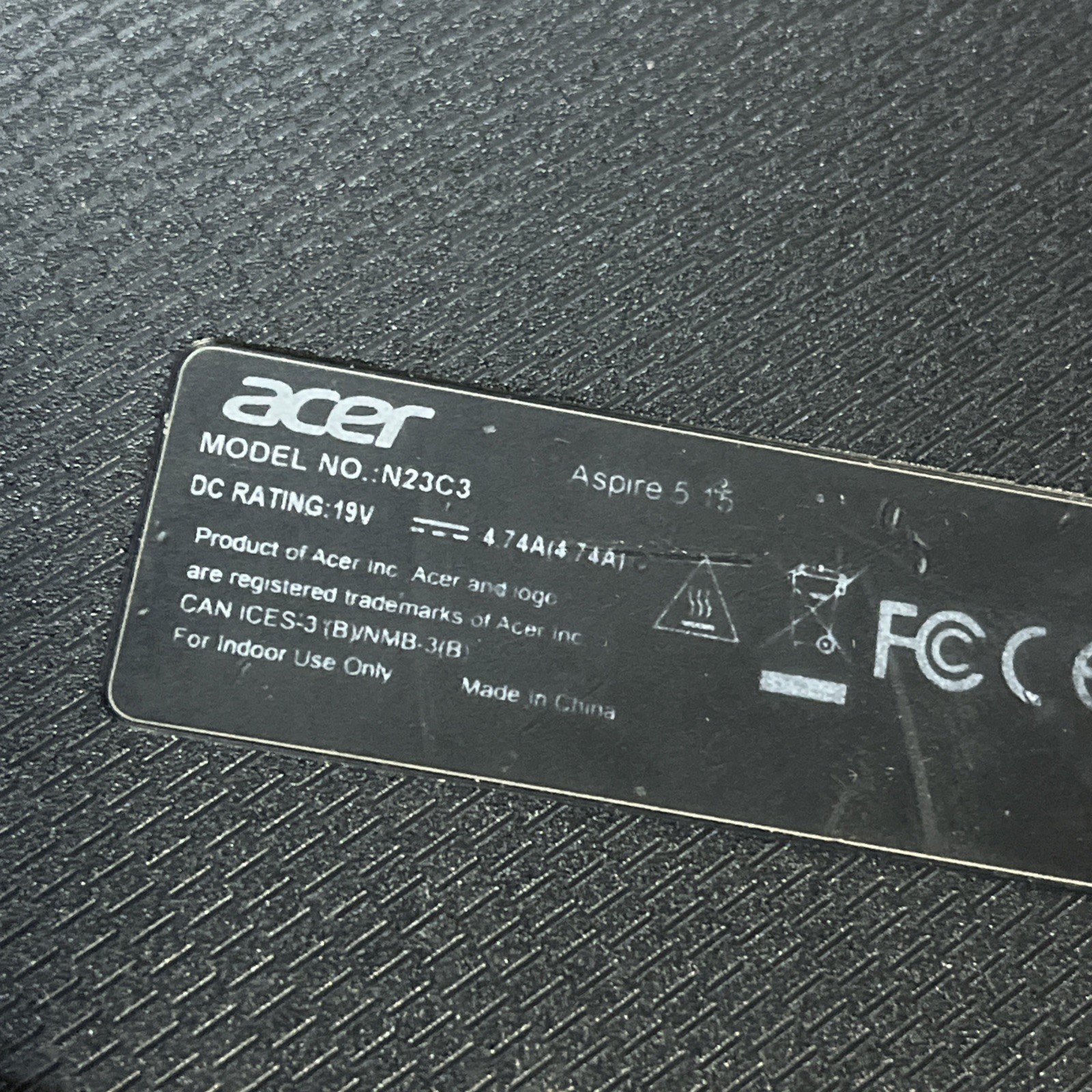 ACER ASPIRE 5 15 INTEL CORE I5 8GB RAM NO HD