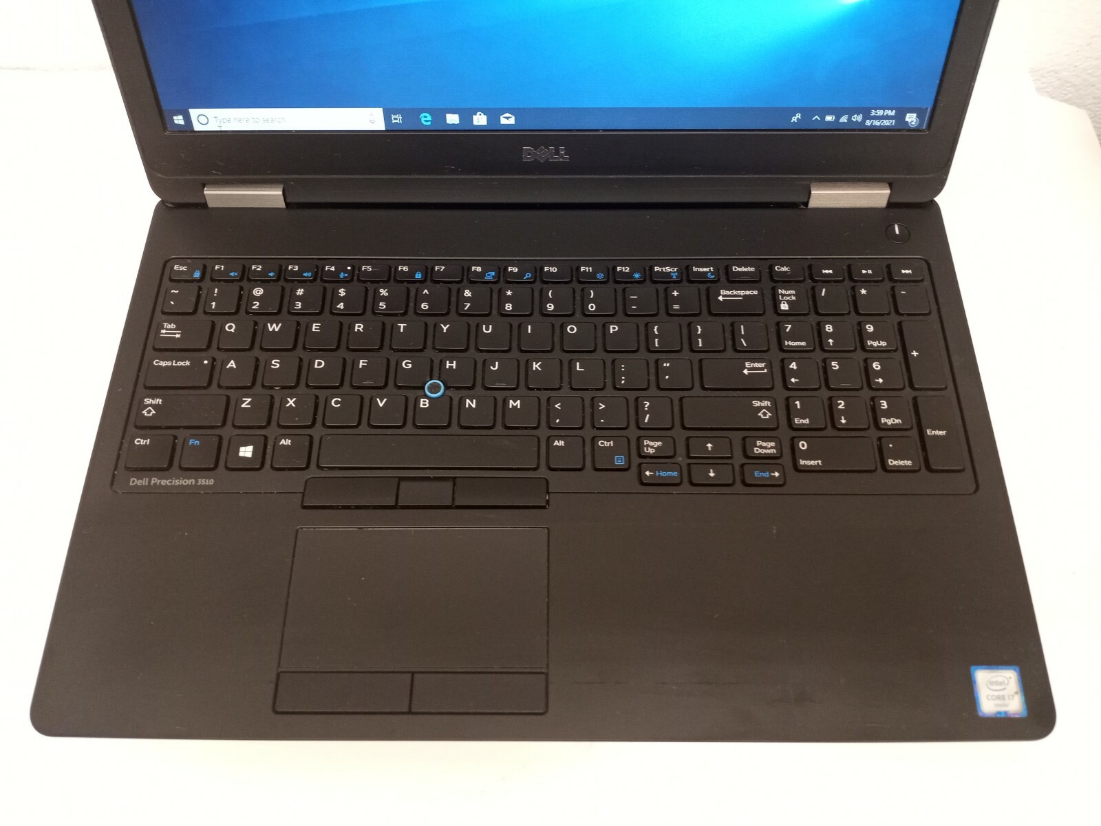 Dell Precision 3510 Laptop 15.6″ Intel Core i7-6700HQ 2.6GHz 8GB 256GB SSD Win10