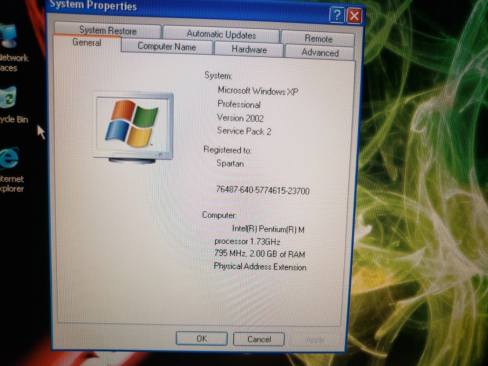 Vintage Asus Spartan Z83V Pentium M 17″ Laptop 2GB 80GB WinXP ATI Radeon