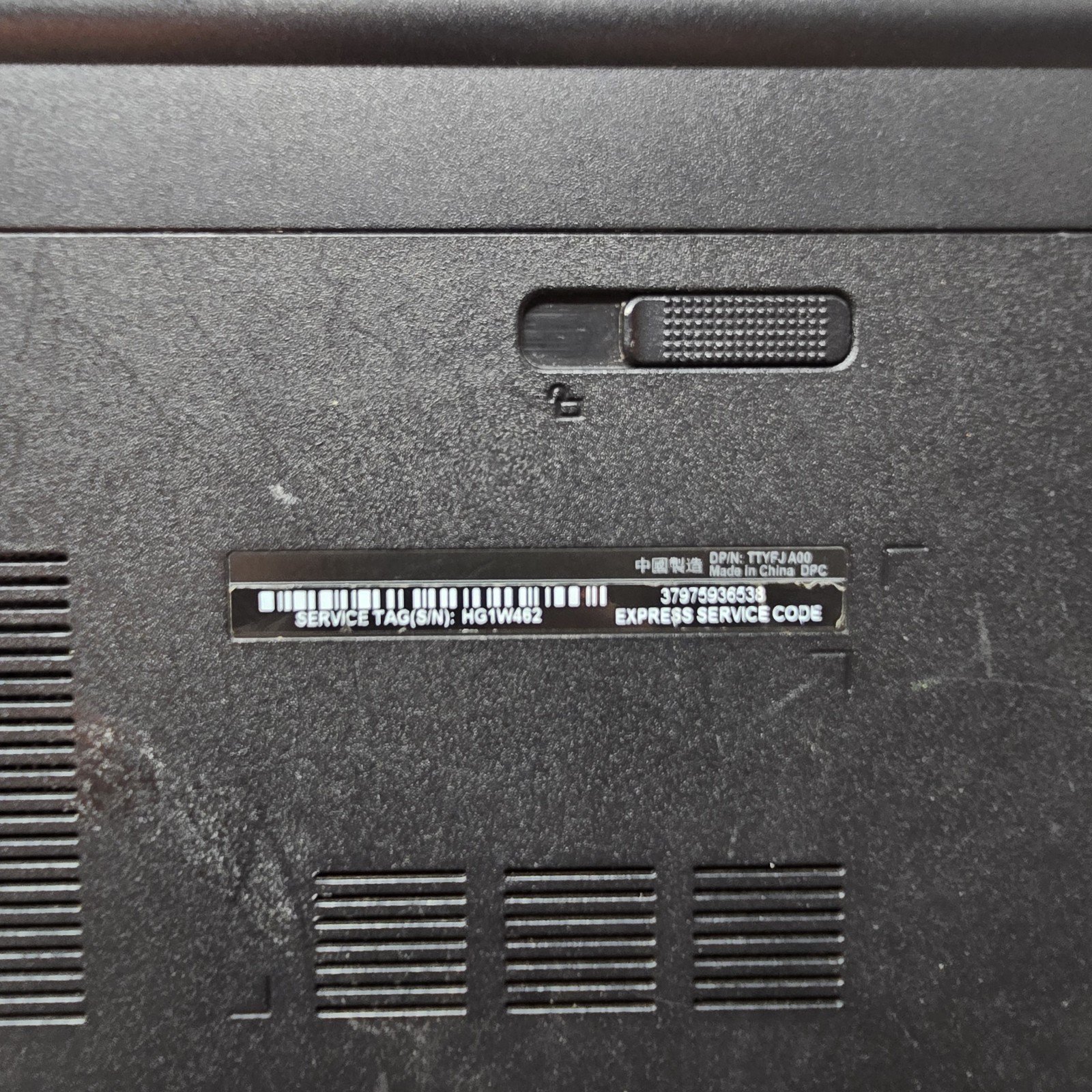 Dell Inspiron 15 5552 Laptop 8GB RAM 500GB HDD Parts Repair No Charger