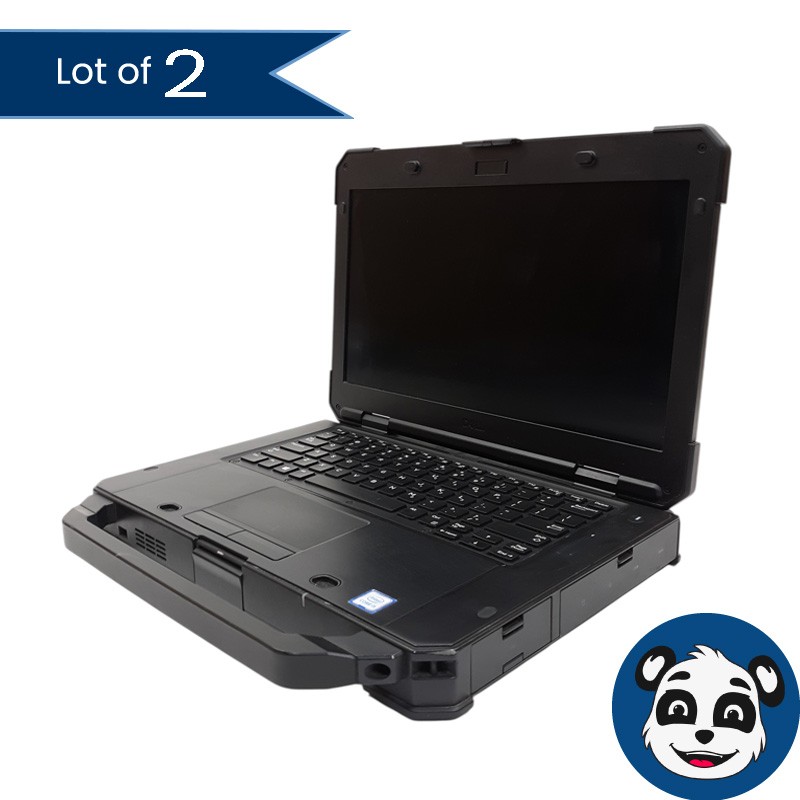 Lot of 2 DELL Latitude 5424 Rugged, i5-8350U, No RAM/SSD/BATT/AC, “For Parts”