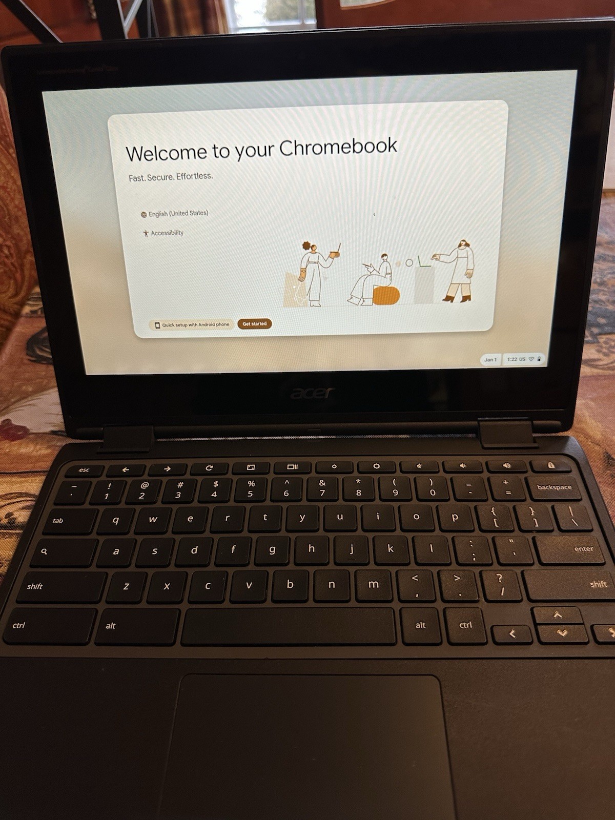 Acer Chromebook R721T Laptop 11.6″ 2-in-1, AMD A6 CPU, 4GB RAM, 32GB Storage