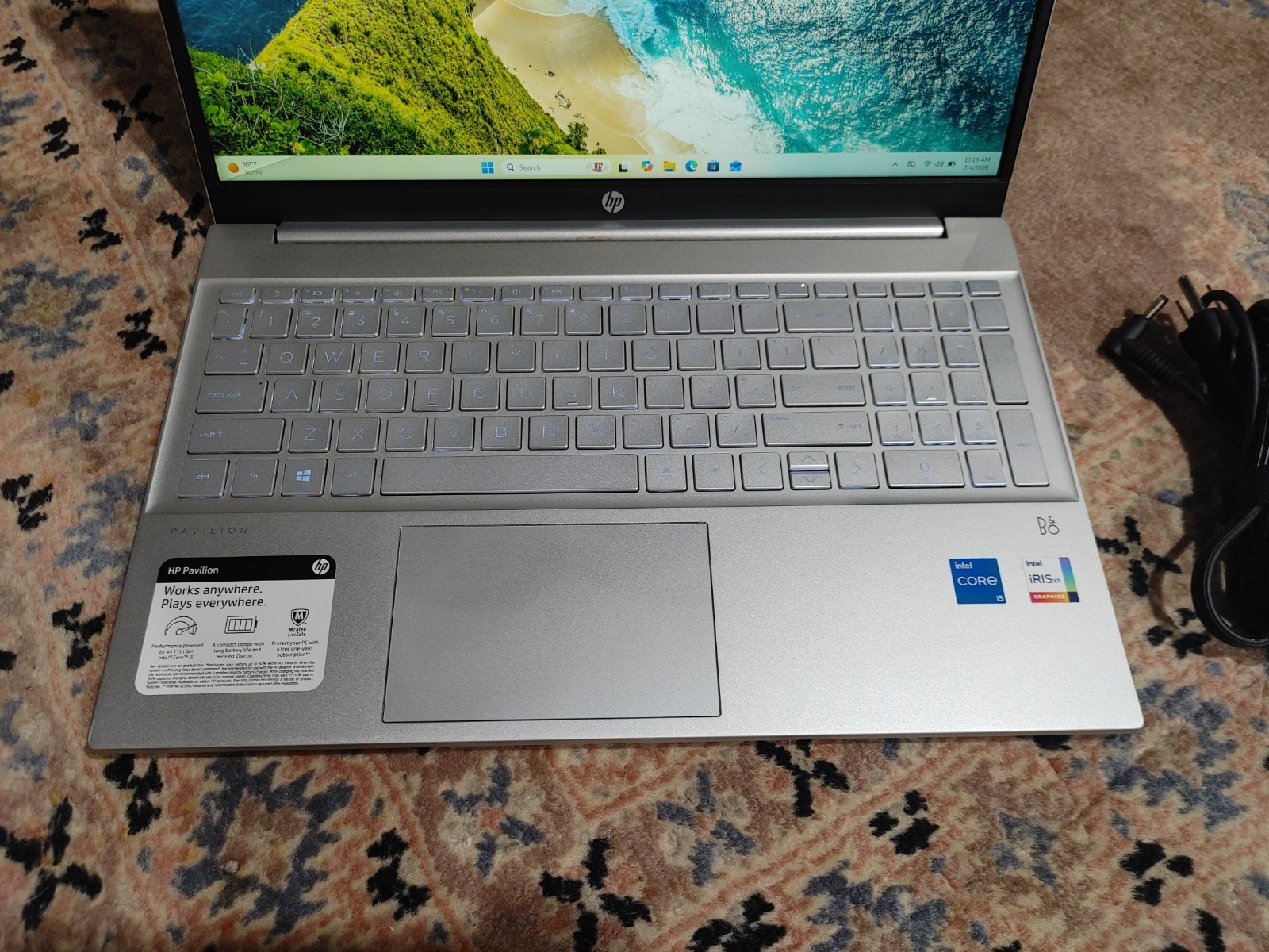 HP Pavilion 15-eg 15.6″ Touch Laptop i5-1135G7, 12GB RAM, 512GB SSD, Win 11