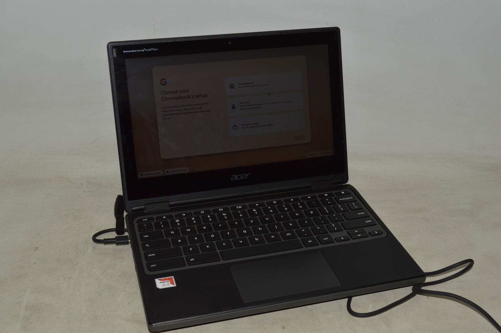 Acer Chromebook Spin 311 R721T-28RM, 4GB Ram, 32GB SSD (Grade C) No AC Adapter