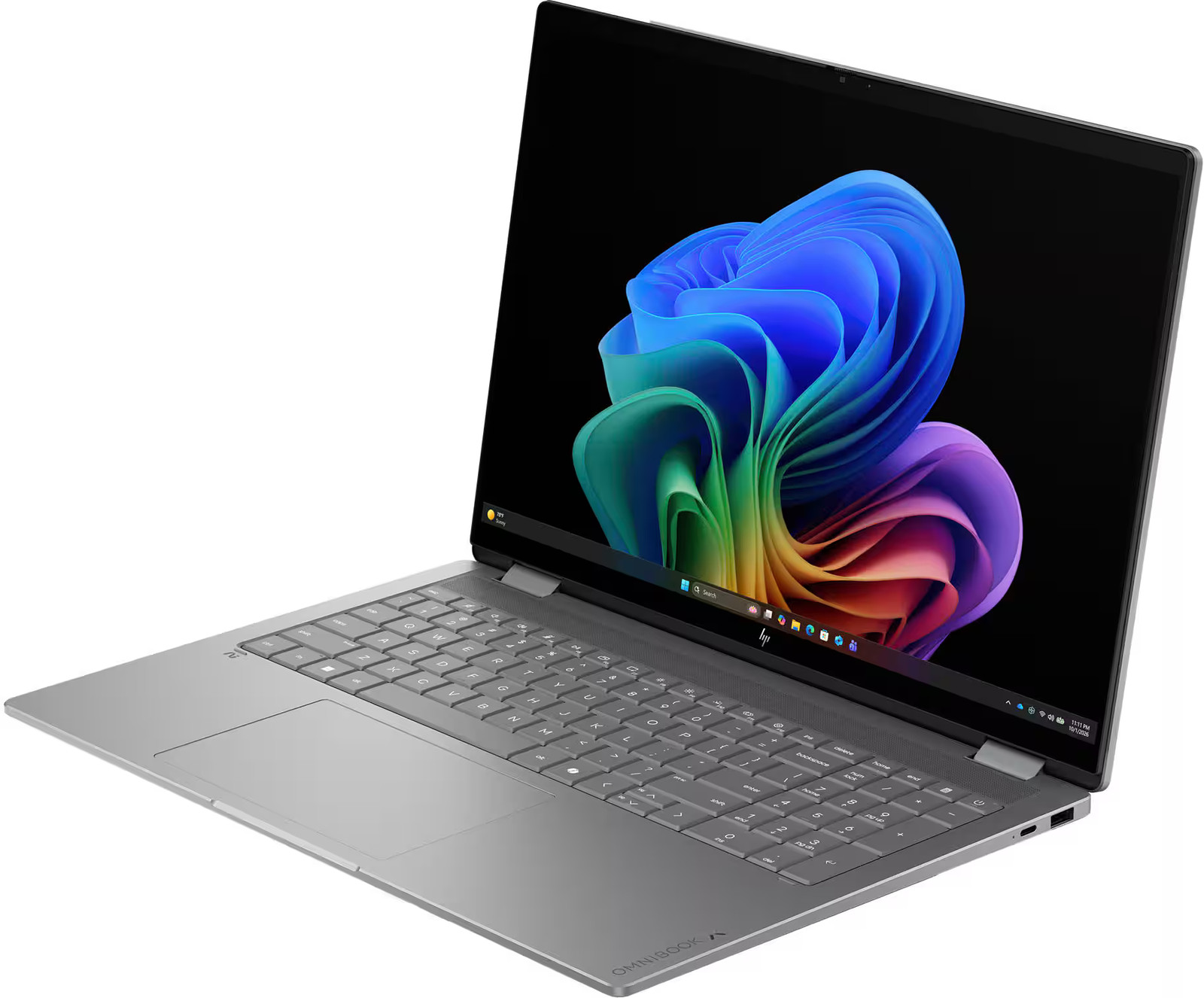 HP – OmniBook X Flip 2-in-1 – 16″ 2K OLED Touchscreen Laptop – AMD Ryzen AI 7…