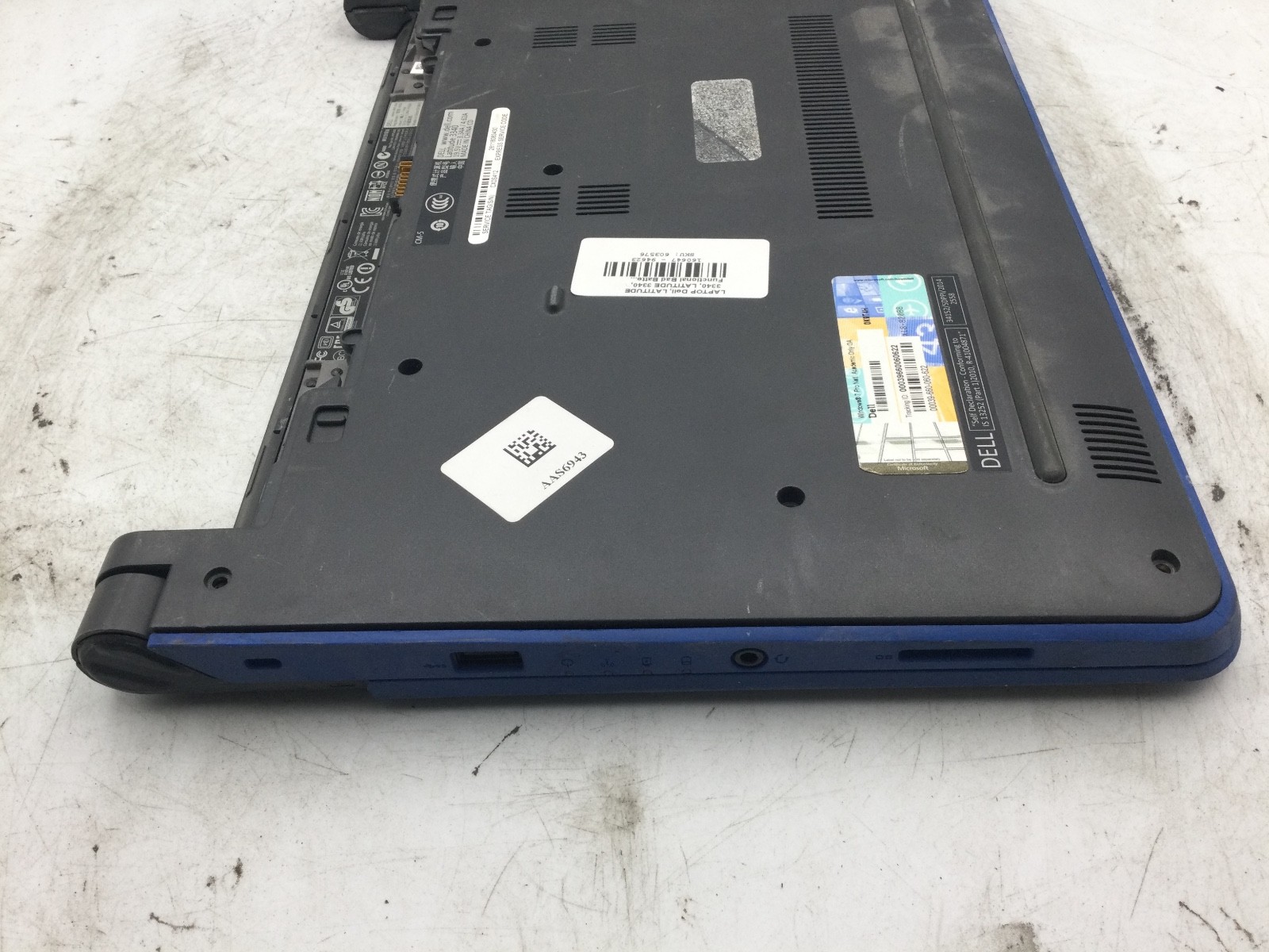 DELL LATITUDE 3340 – BOOTS TO BIOS – INTEL I3 4005 – 4GB RAM -13″- READ DESC-BB