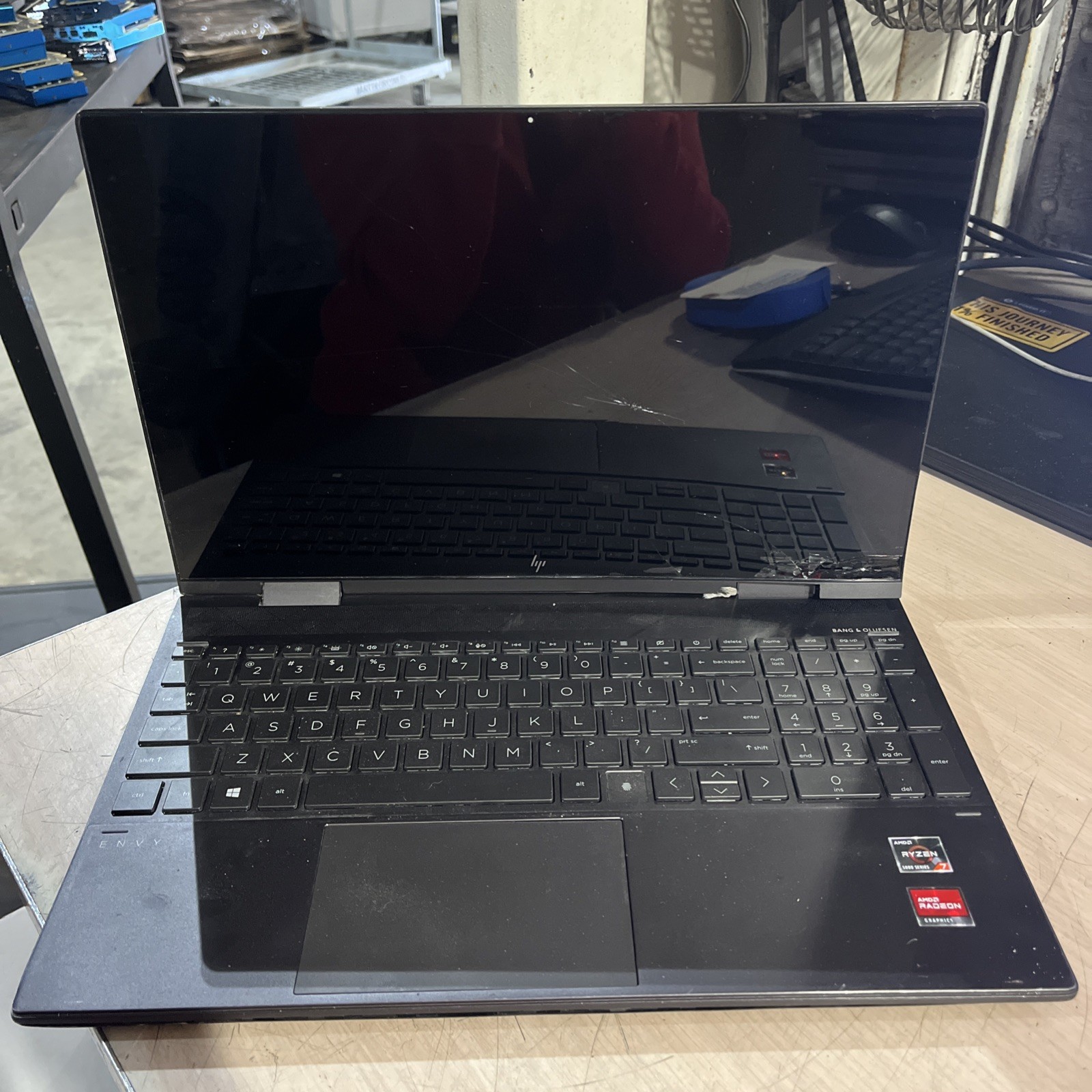 HP ENVY X360 CONVERTIBLE 15-EE1XXX AMD RYZEN 7 5700U 12GB RAM NO HD