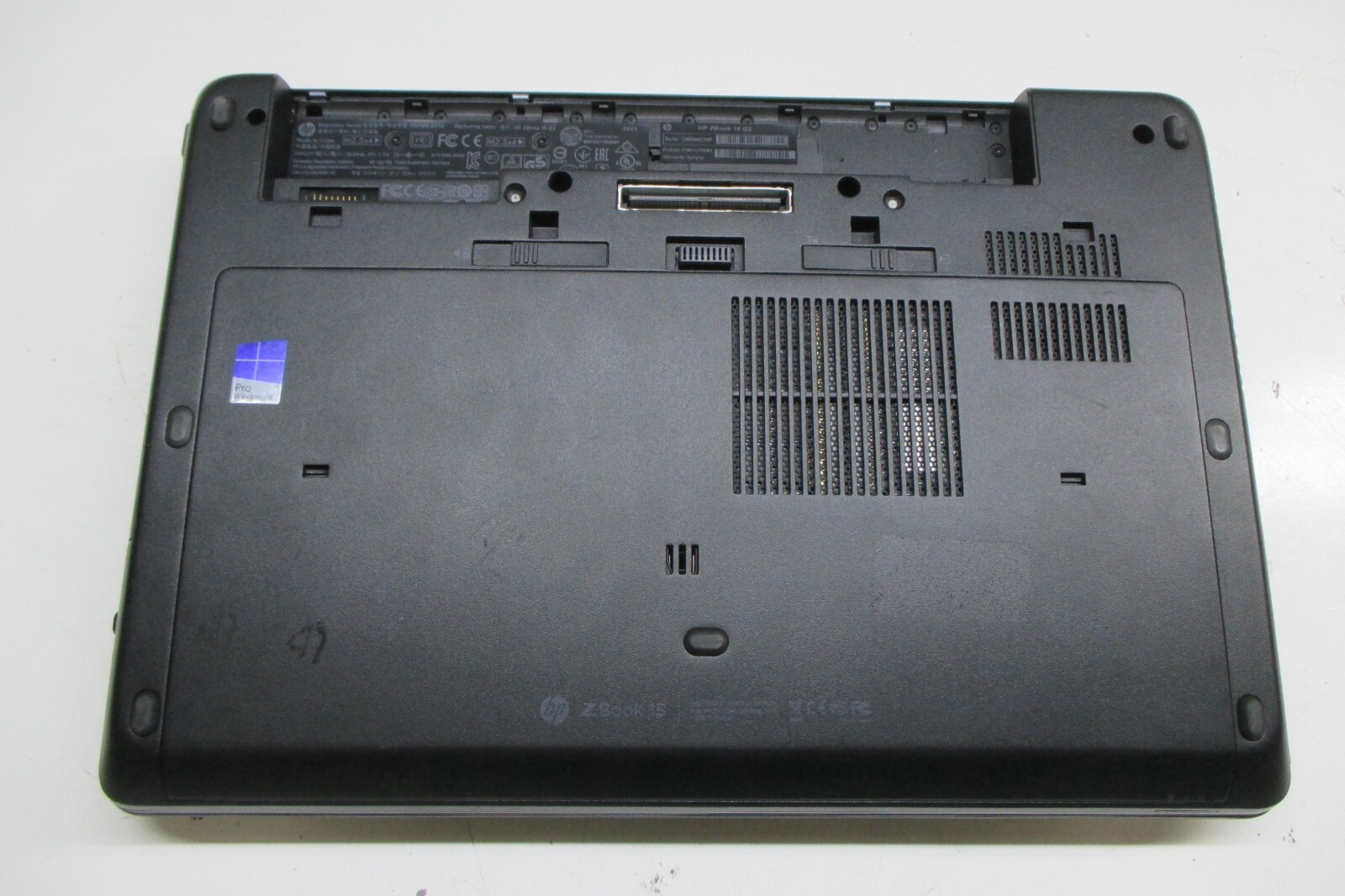 HP ZBook 15 G2 Laptop Intel Core i7-4710MQ 32GB Nvidia Quadro K610M No HDD/Batt