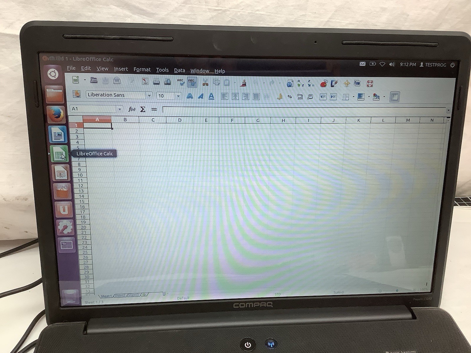 COMPAQ PRESARIO CQ50 – AMD ATHLON DUAL CORE – UNBUTU Operating System WOKS WELL