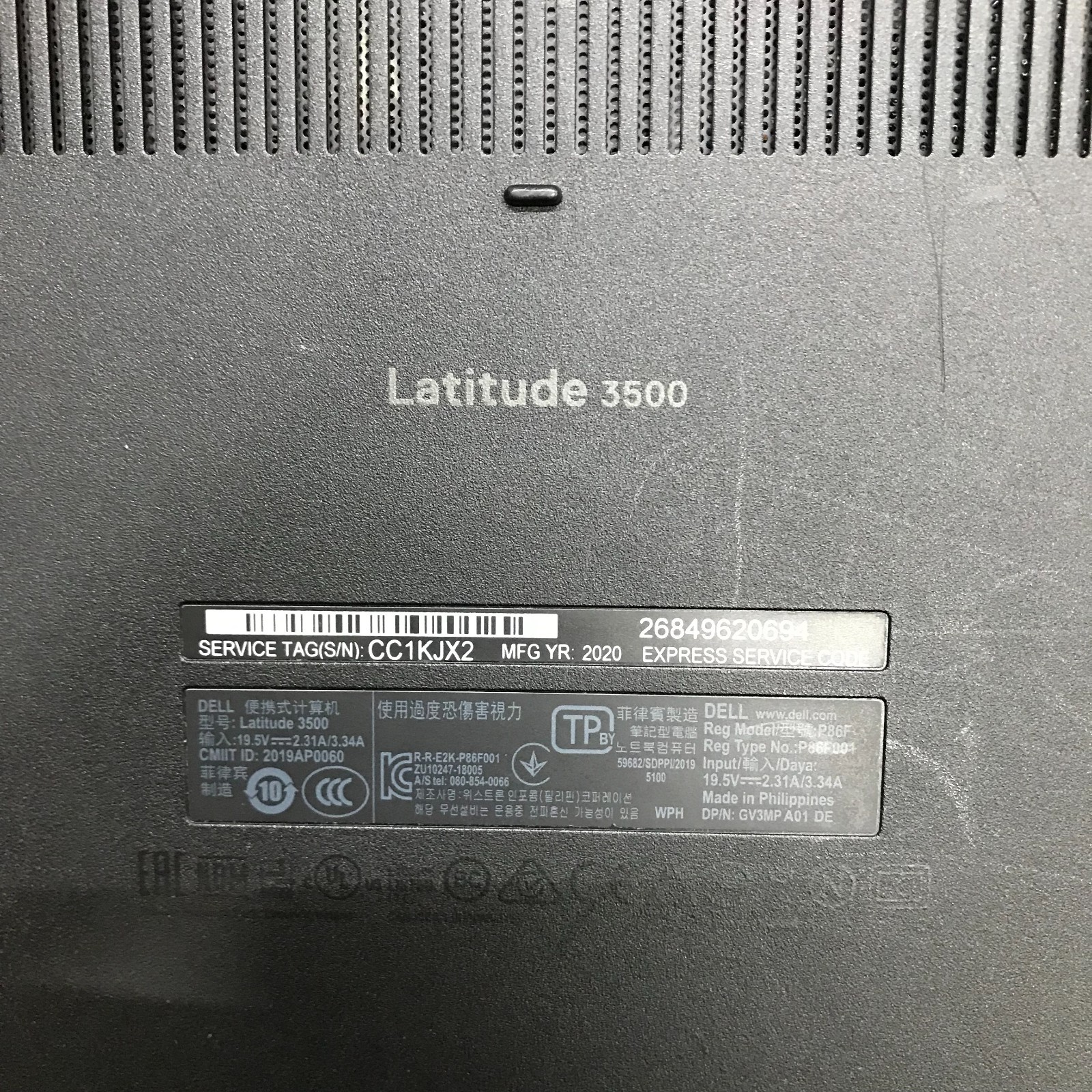 Dell Latitude 3500 15.6″ i5-8265u 1.6GHz 8GB RAM 256GB M.2 SSD (Windows 11 Pro)