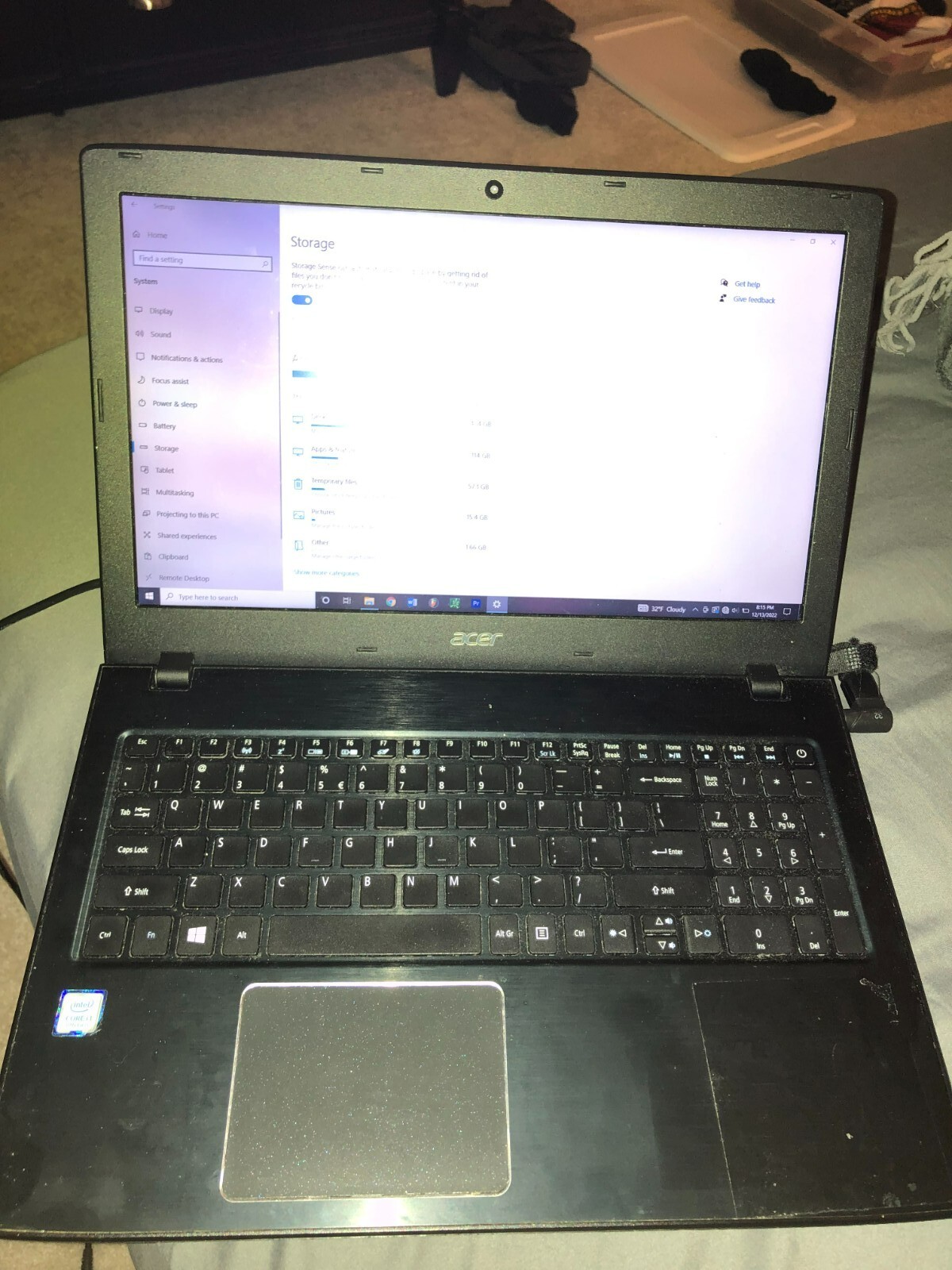 Aspire E5-576 15.6” Laptop Intel Core i3 8th Gen 6GB RAM 