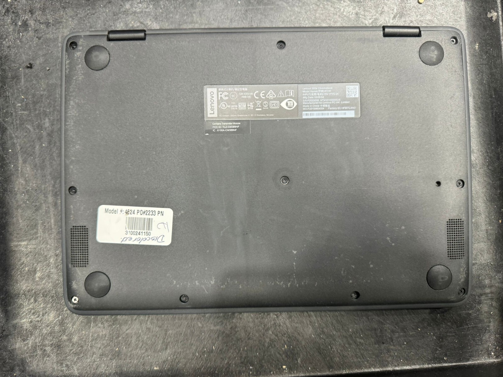 Lenovo 300e Touchscreen 11.6″ 2in1 4GB 32GB, Chromebook 2.1GHz *See Descrip*