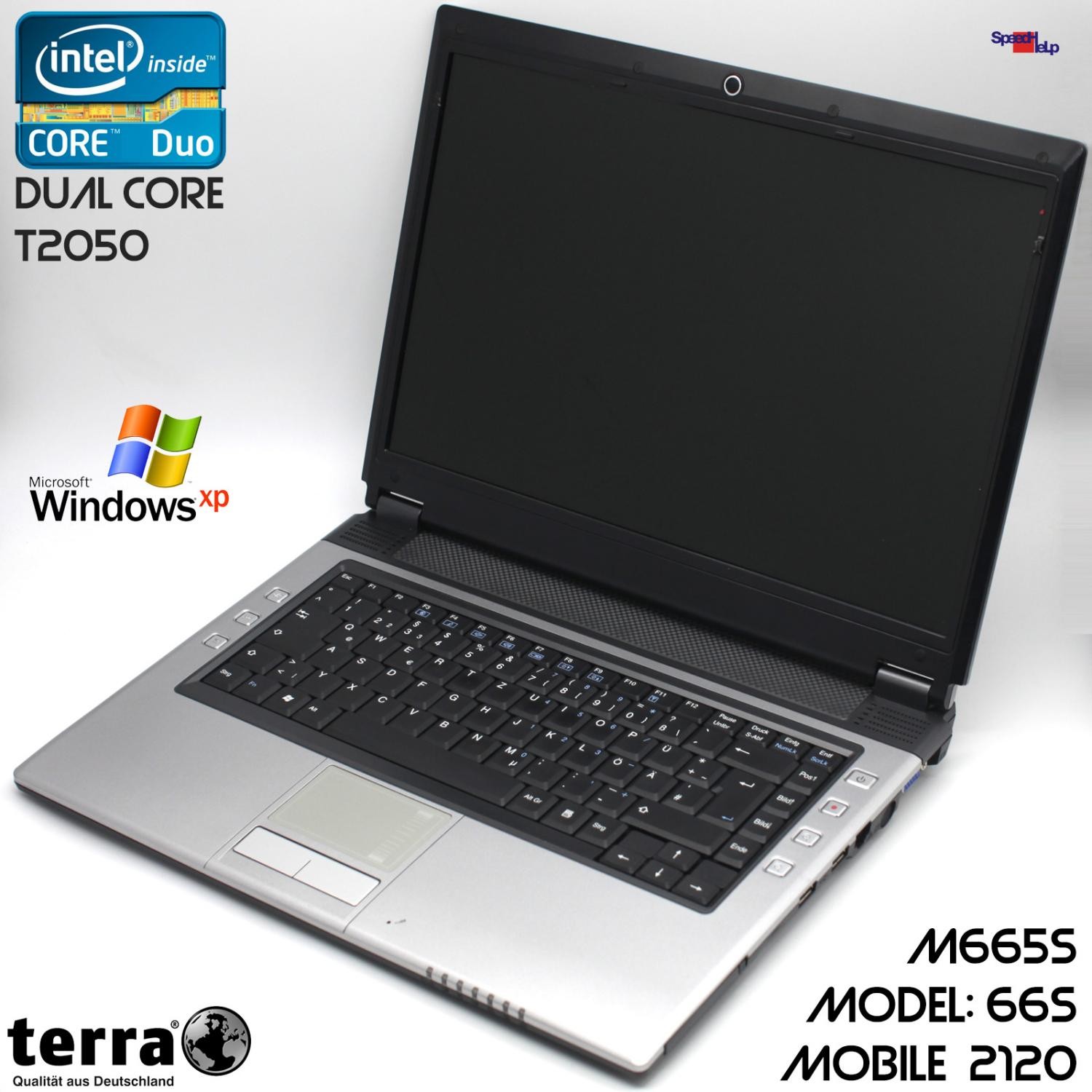 TERRA MOBILE 2120 CLEVO CO. M66S M665S NOTEBOOK LAPTOP 80GB DVDRW WINDOWS XP