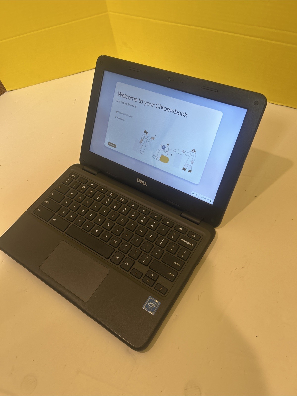 Dell Chromebook 3100 Touchscreen Fully Functional check Bezel No Charger