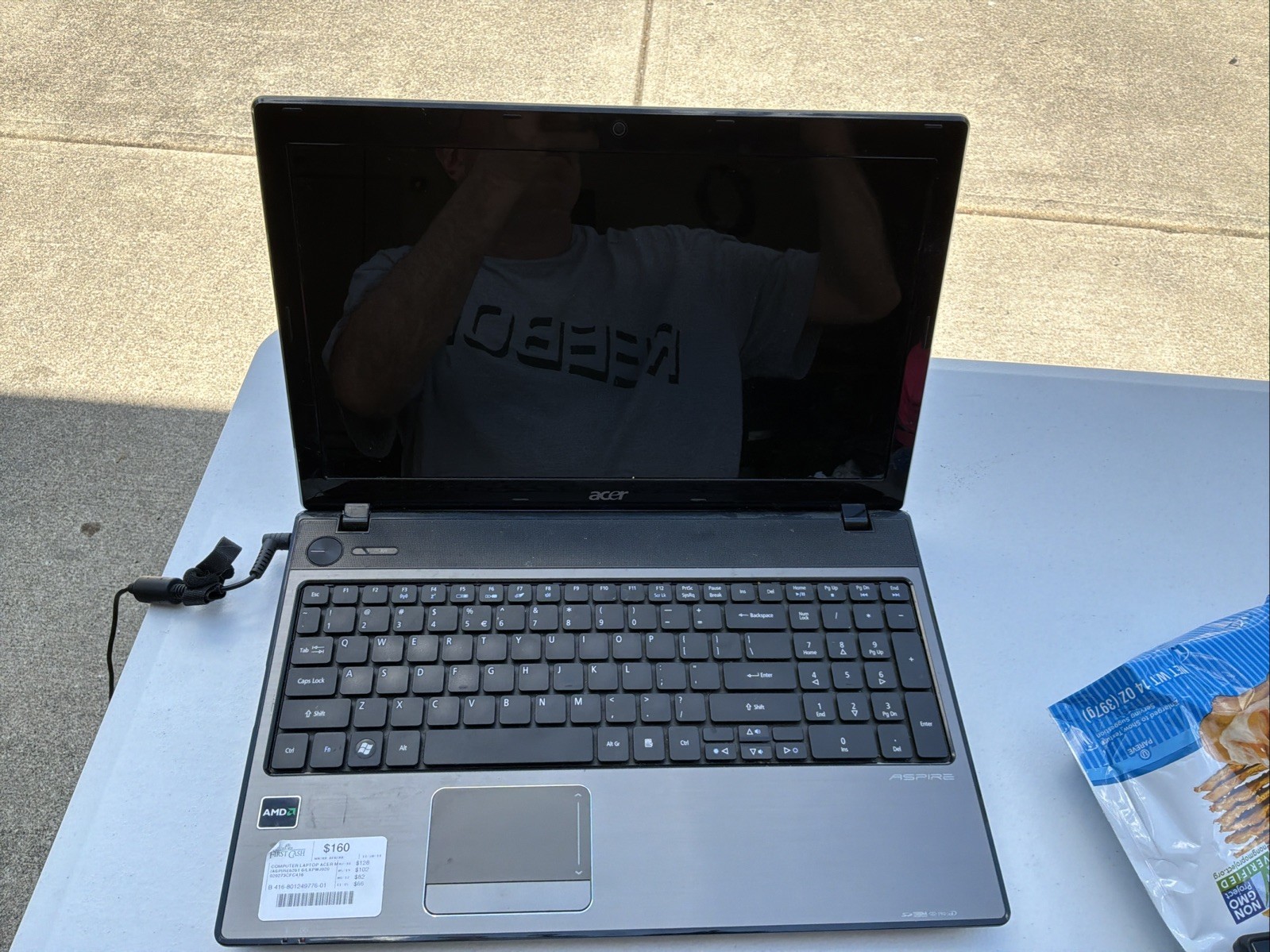 Acer Aspire 5251-1005 Win 10, AMD LAPTOP & Power Supply – Tested Working