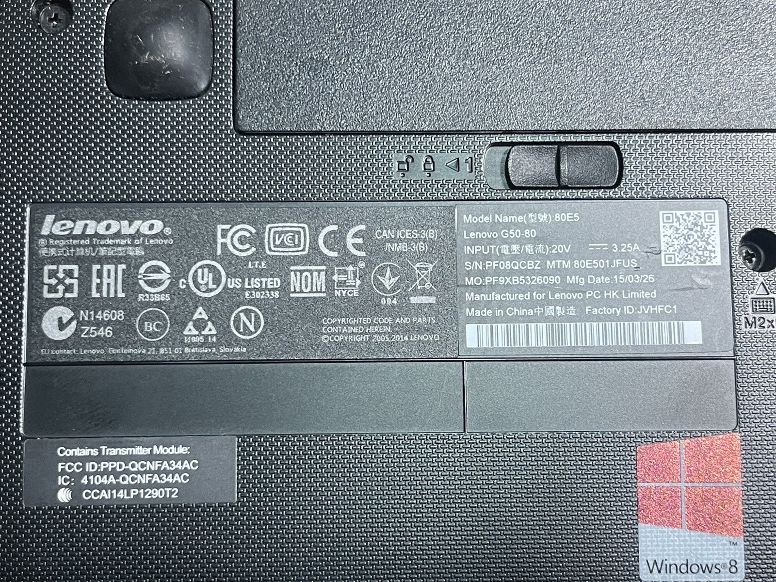 Lenovo G50-80 Laptop ⚠️ For Parts Or Repair