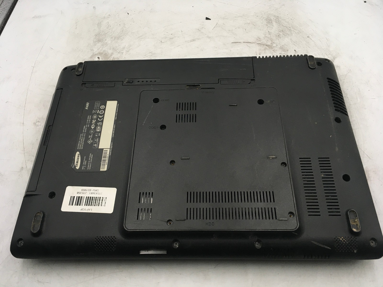 SAMSUNG R480 NP-R480L – BOOTS TO BIOS – INTEL PENTIUM T4400 – 4GB RAM – READ -BB