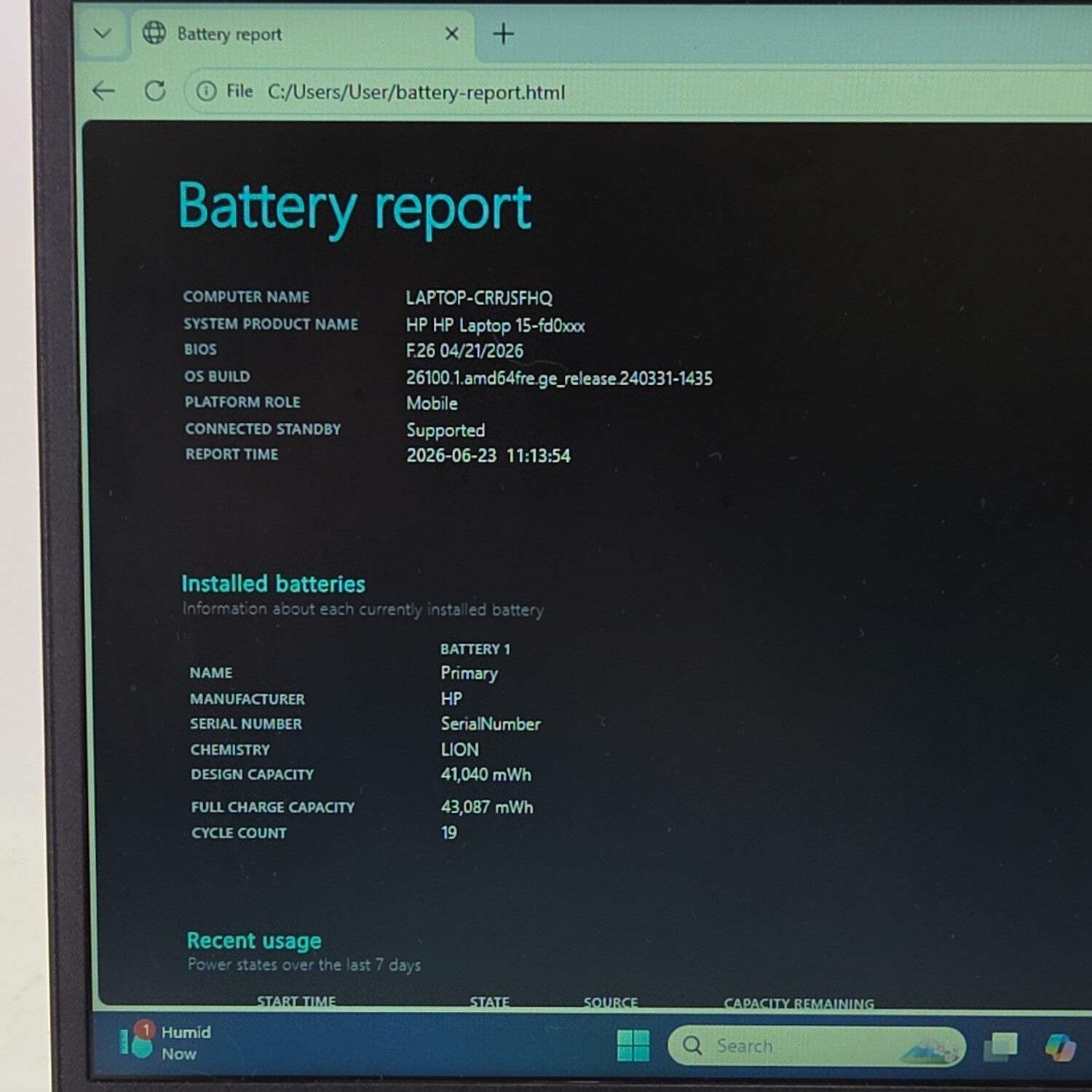 HP Laptop 15-FD0082WM 15.6″ N200 1.0GHz 4GB RAM 128GB SSD