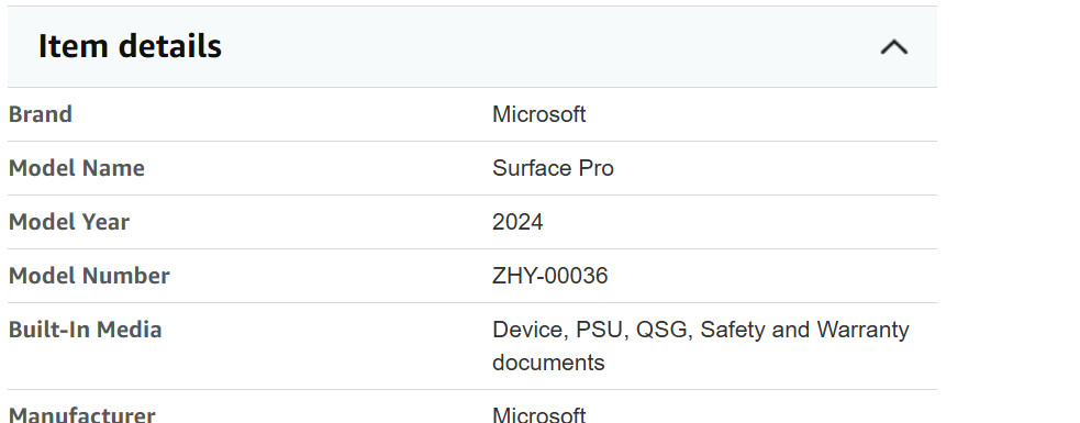 Microsoft Surface Pro 2-in-1 Laptop/Tablet (2024), 13″ OLED Touchscreen Sapphire