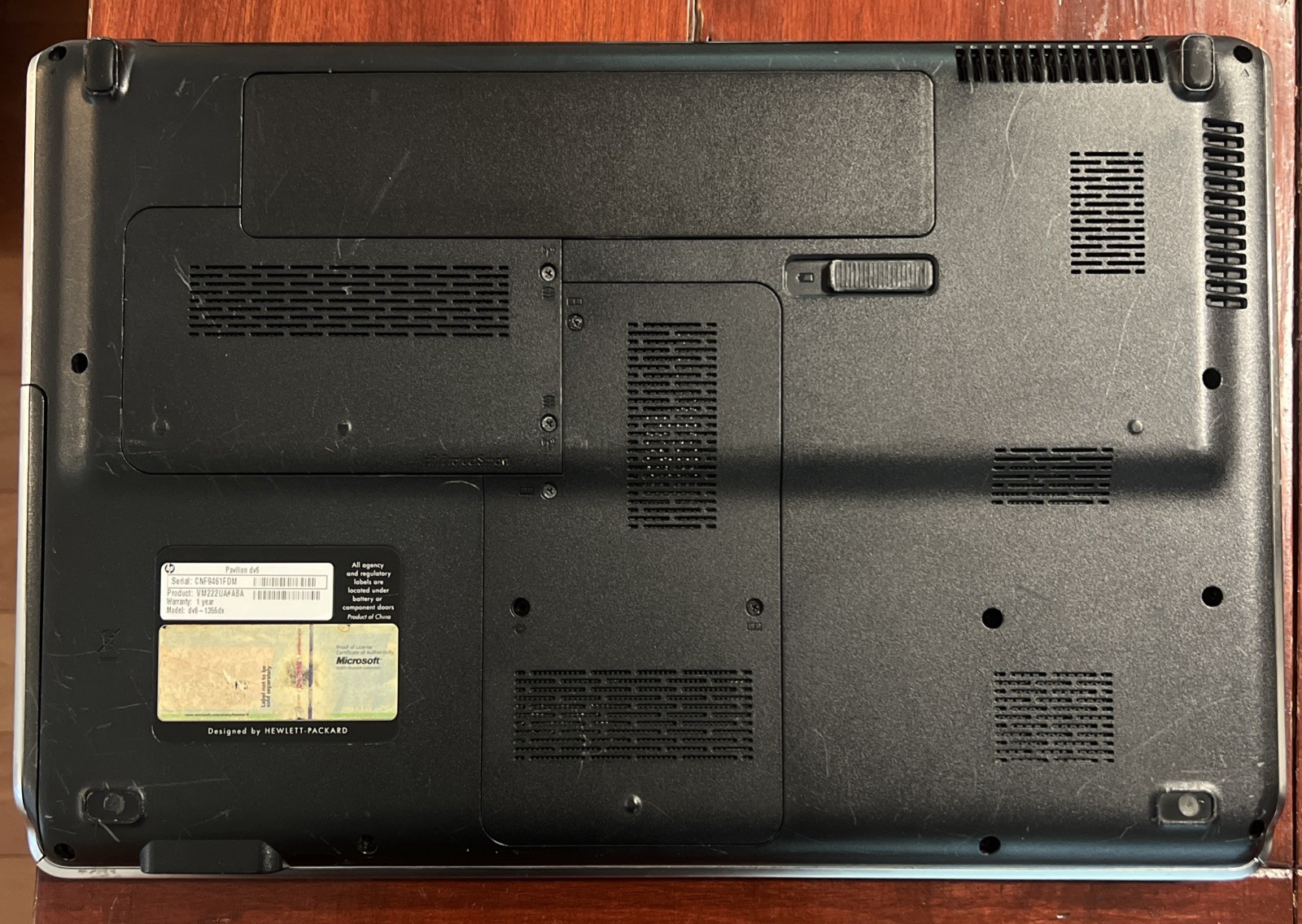 HP Pavilion Entertainment PC Dv6-1355dx Laptop. Untested. Rarely Used.