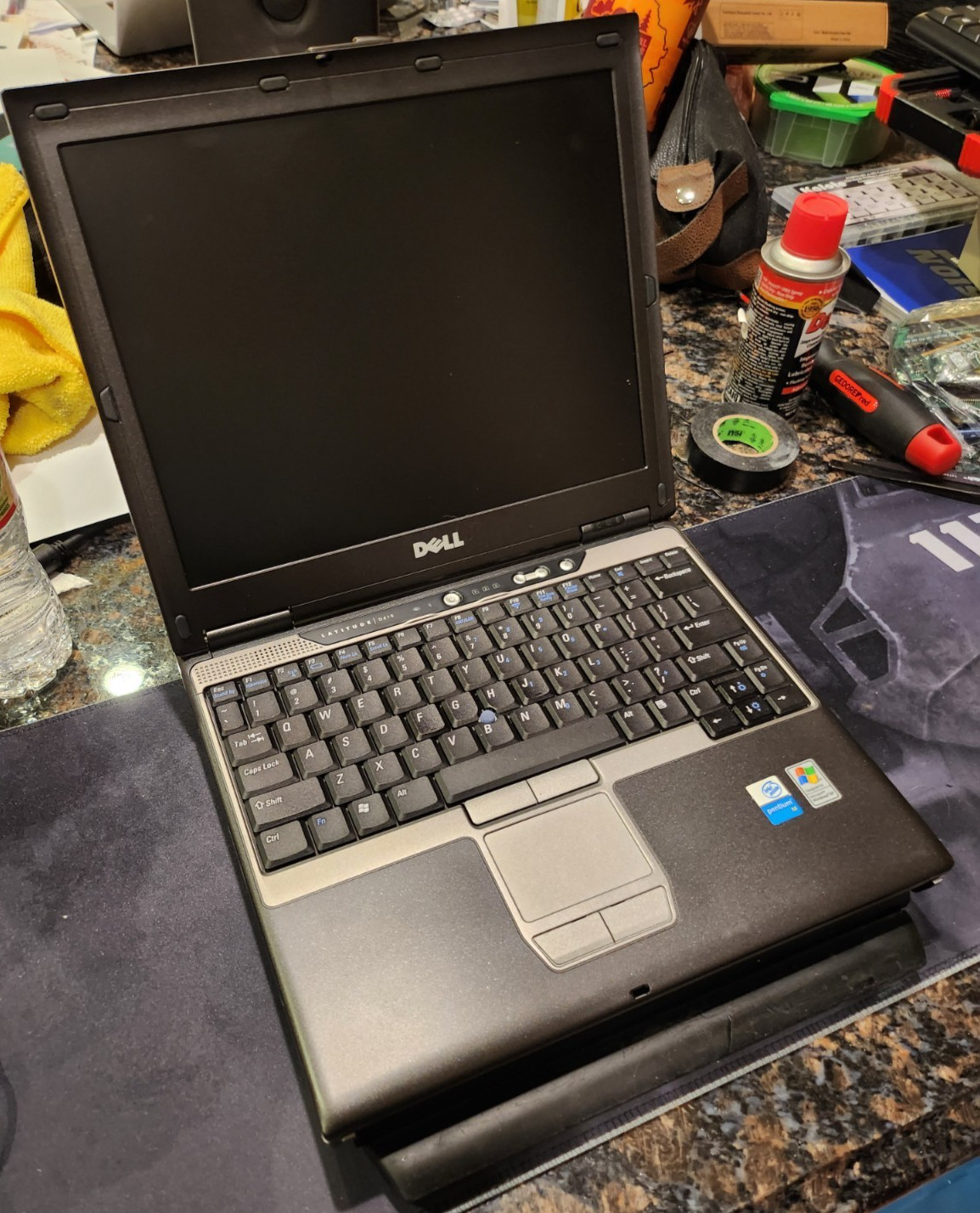Dell Latitude D410 Pentium M Windows XP 128GB SSD Working Dock AC Wifi 2GB Ram