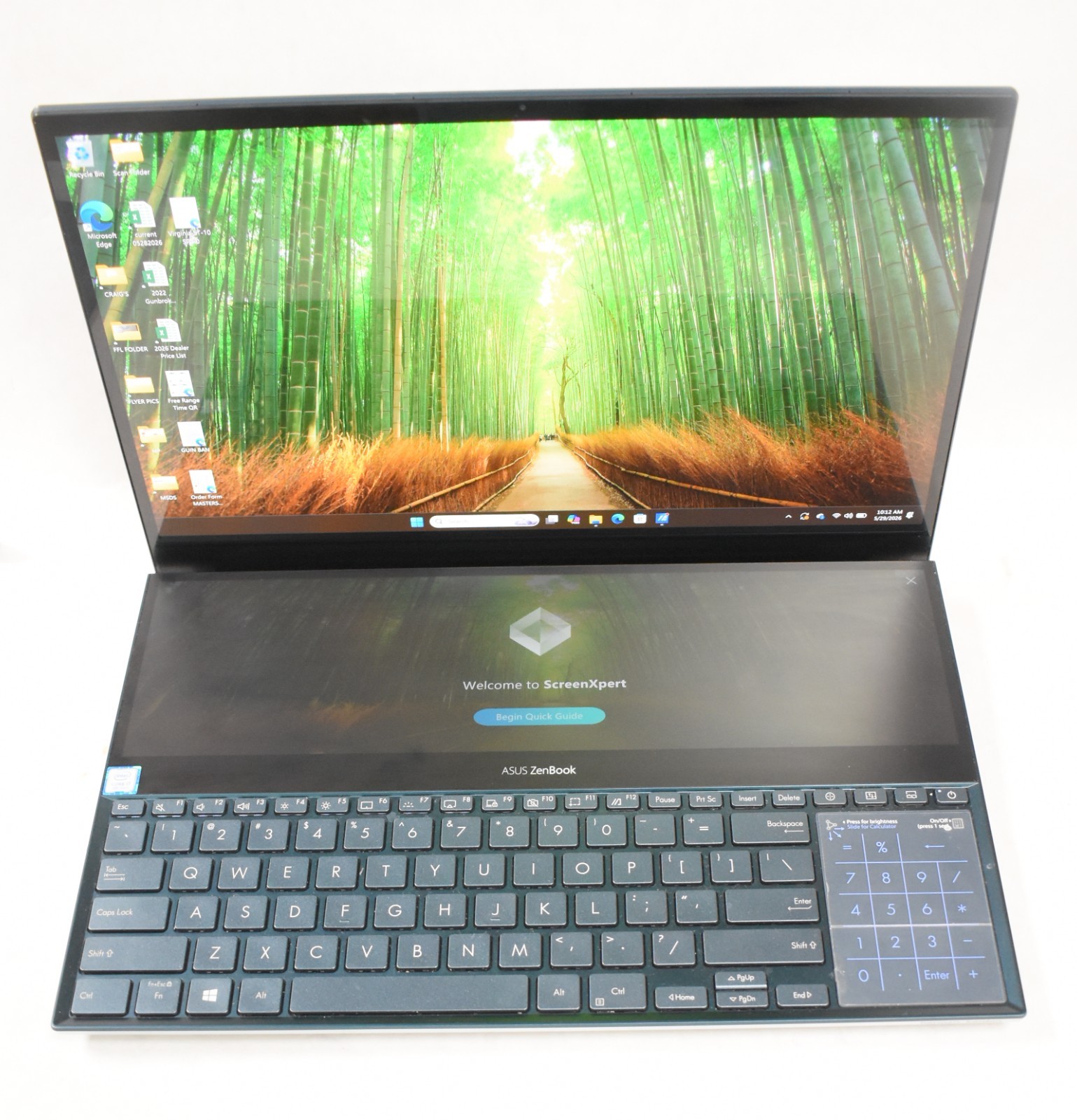 ​ASUS ZenBook Pro Duo 15.6″ 4K Dual Screen TS | i9-9980HK, RTX 2060, 32GB