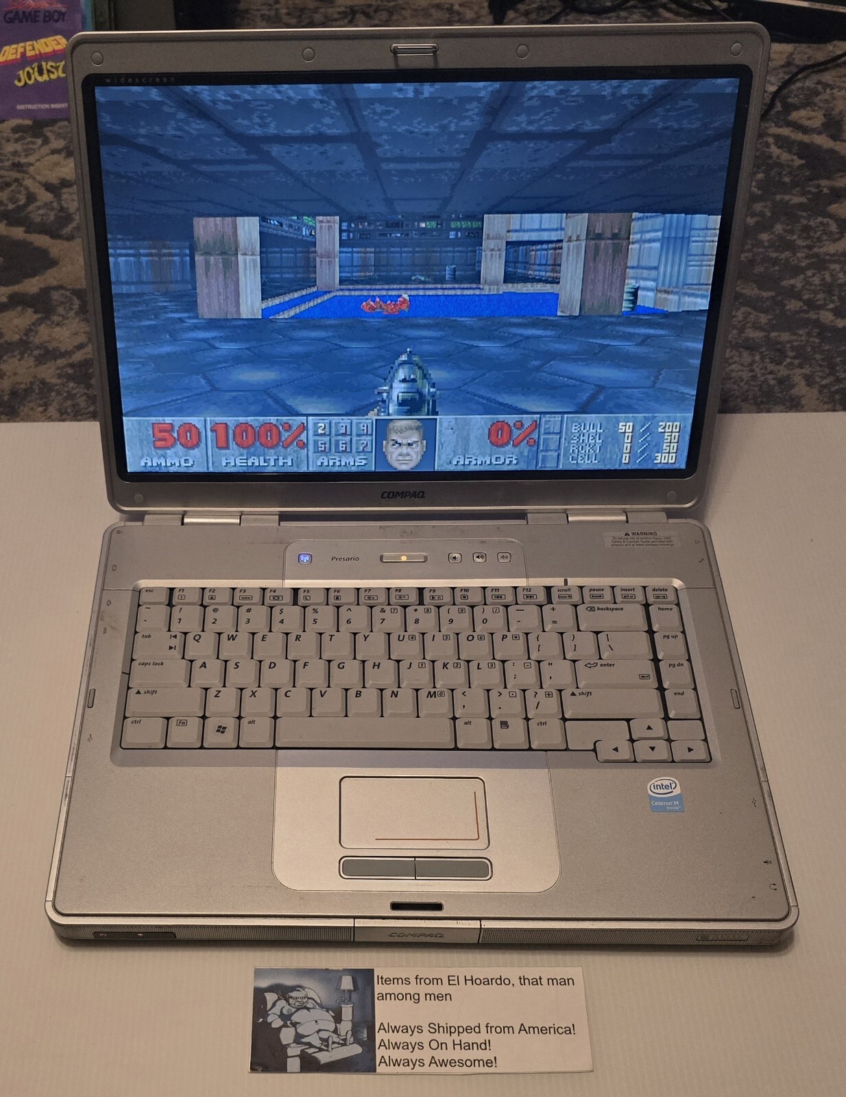 Compaq Presario C500 Intel Celeron M 520 1.60 GHz 512MB RAM 80GB HDD Win XP Fun!