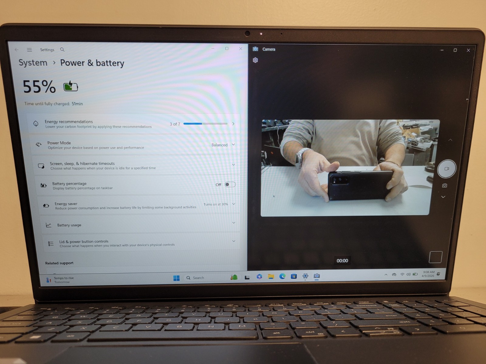 Dell inspiron 15 3525 Ryzen7 5825u 2000ghz 16gb ram 512gb ssd Charger 7XY7DF3