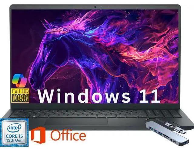 Dell DC15250 15.6 in Full Touch Intel i5 i5-1334U 8GB RAM 256GB SSD W11 Home