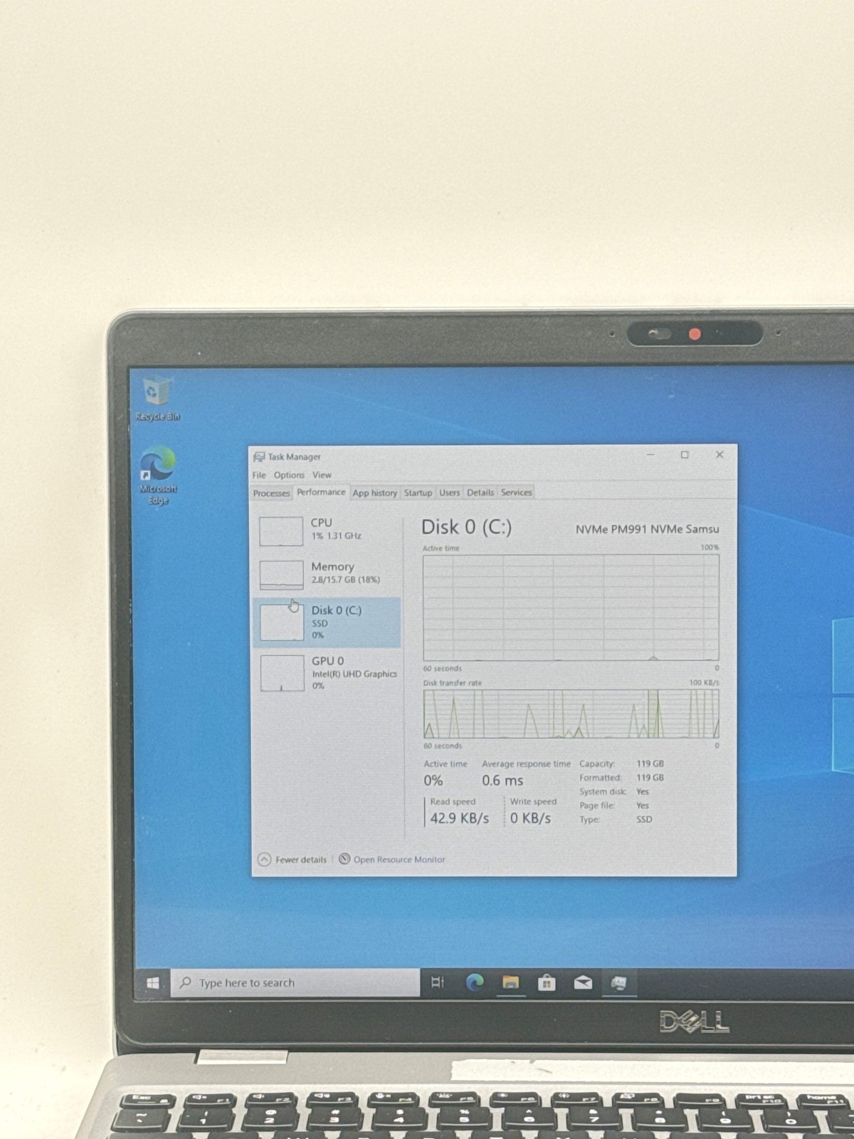Dell Precision 3550 Laptop 15.6″ FHD Touch i5-10310U 16GB Ram 256GB SSD