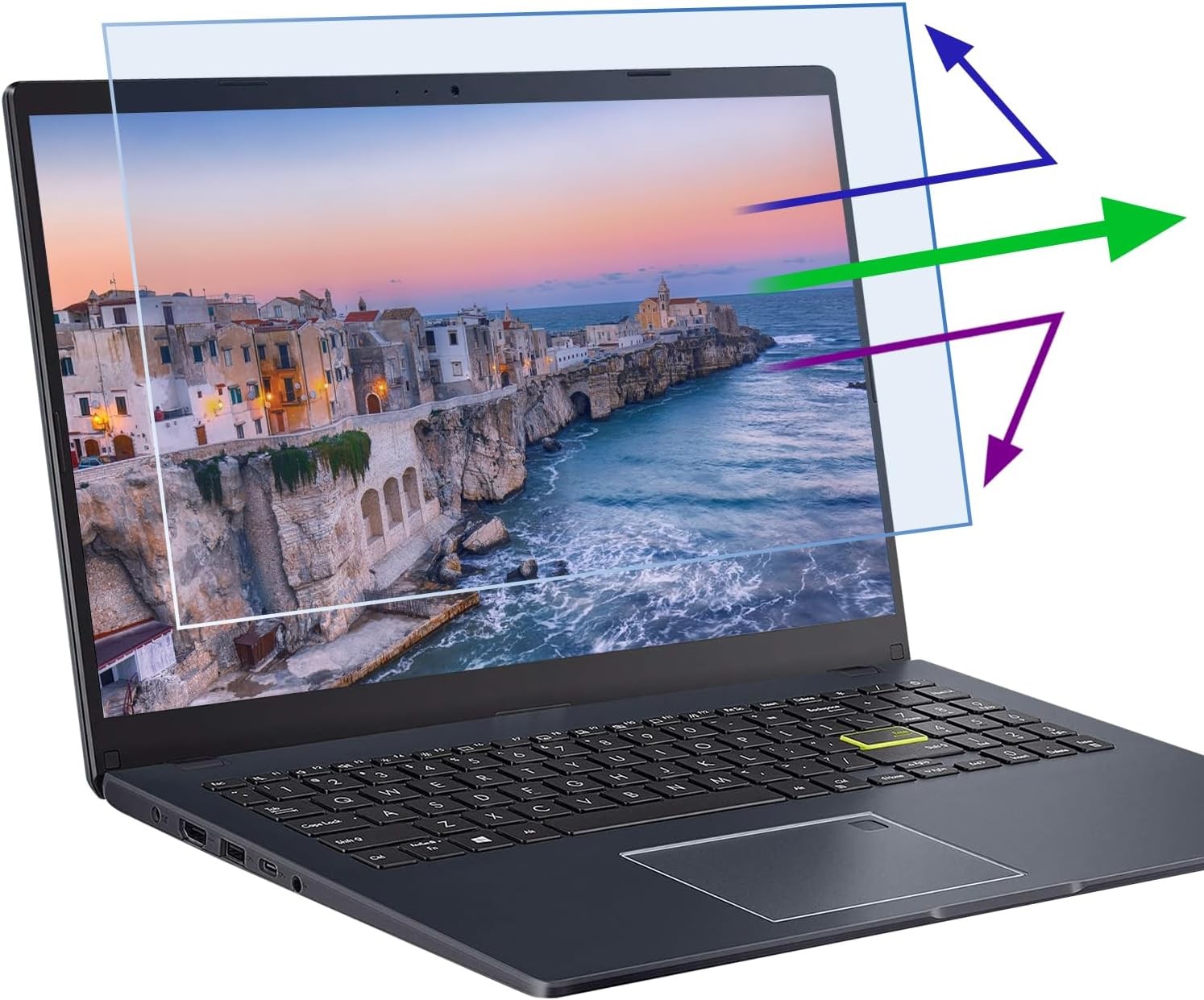 14 Inch (1920x1200P) Laptop Blue Light Screen Protector, Reduce Eye Strain Anti