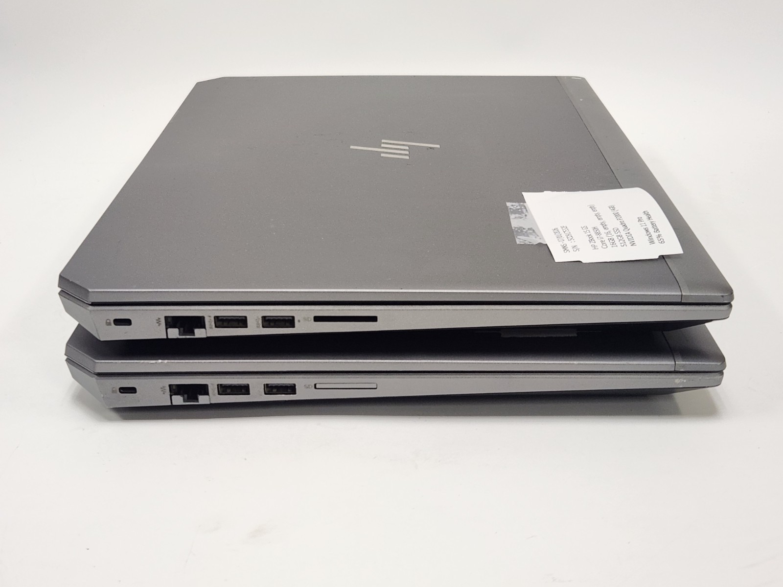 Lot of 2 HP ZBook 15 G5 15.6″ i7-8850H 2.6Ghz 16GB RAM 512GB M.2 NVMe P2000 W11P
