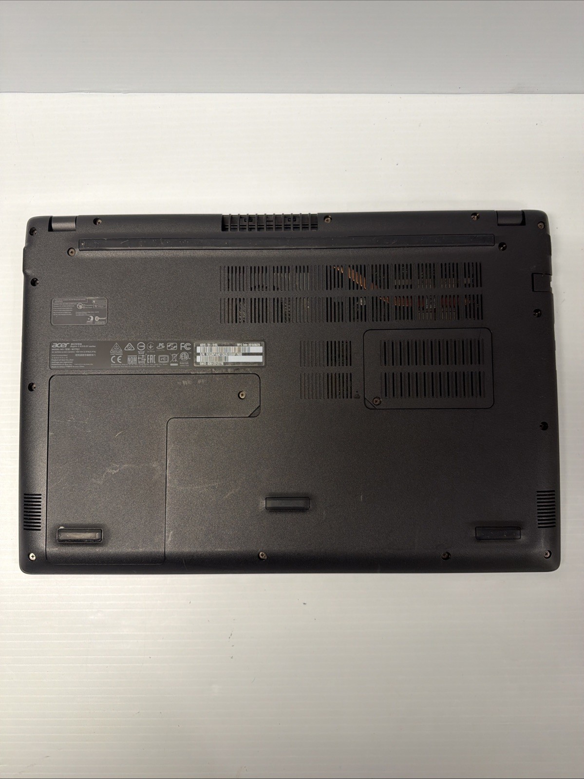 Lot of 4 Laptops Acer Aspire Fujitsu Pentium i5 For Parts Repair Bundle