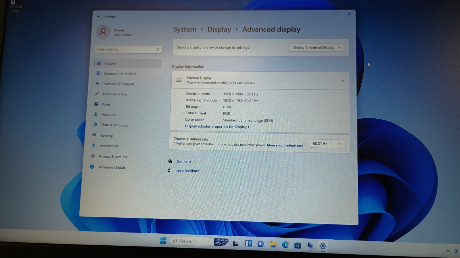 9083 Inspiron5570 w/charger.i5-7200U.Optical.8GB.256GB NVMe.15.6″FHD.W11 Pro