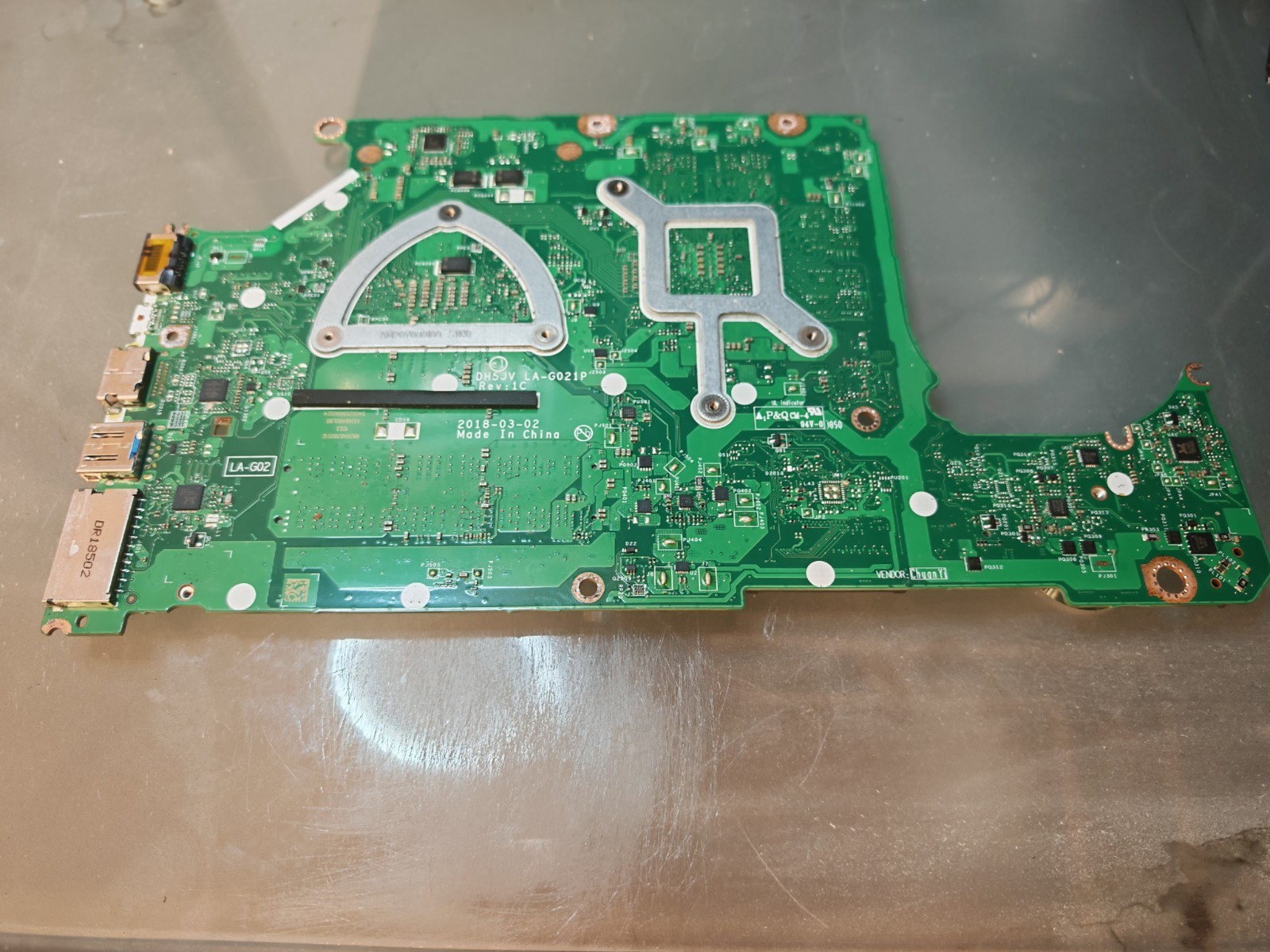ACER AN515-42 A315-41 MOTHERBOARD LA-G021P RYZEN 5 2500U RADEON 530 VEGA 8 #