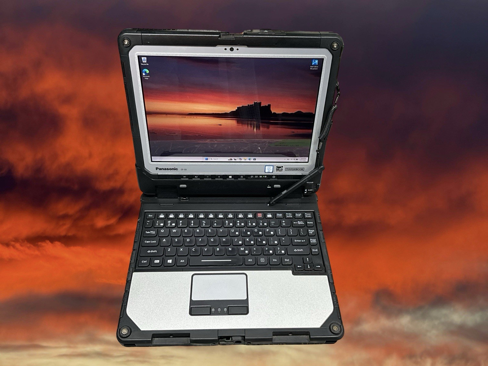Toughbook Panasonic CF-33 I5-6300U 8GB RAM 256GB SSD Win11P W/CHARGER