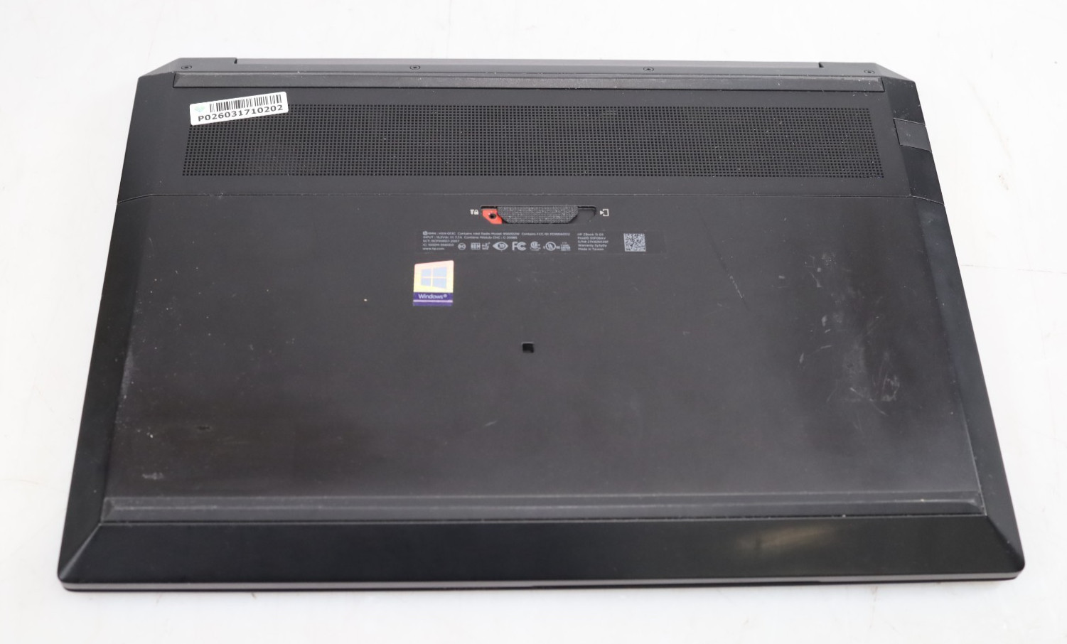 HP ZBook 15 G5 15.6″ Intel i5-8300H 8GB DDR4 No HDD Parts Repair