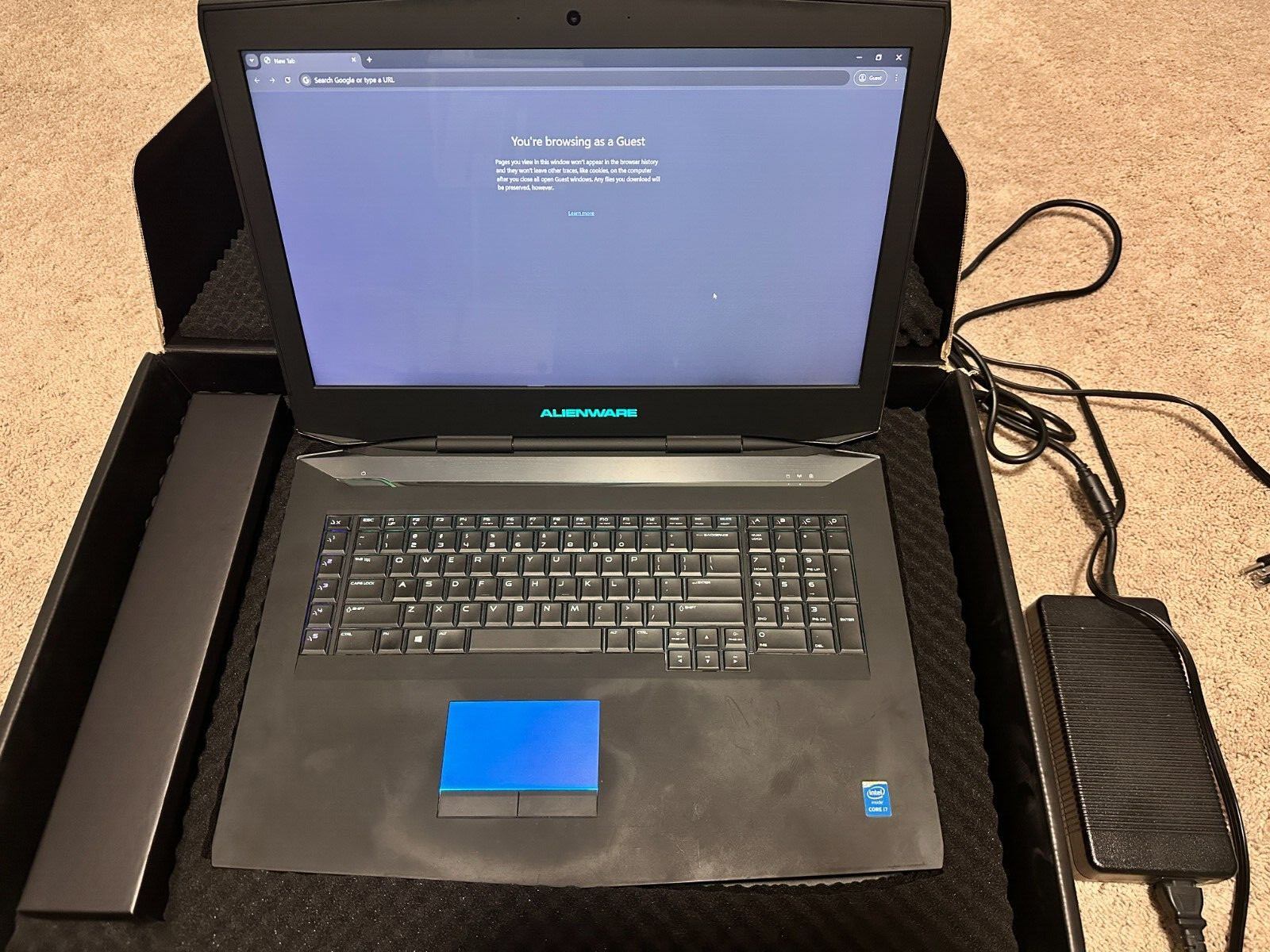 Alienware 18 – 18.4″ Laptop – i7-4700MQ 16GB RAM 500GB SSD NVIDIA GPU – BAD BATT