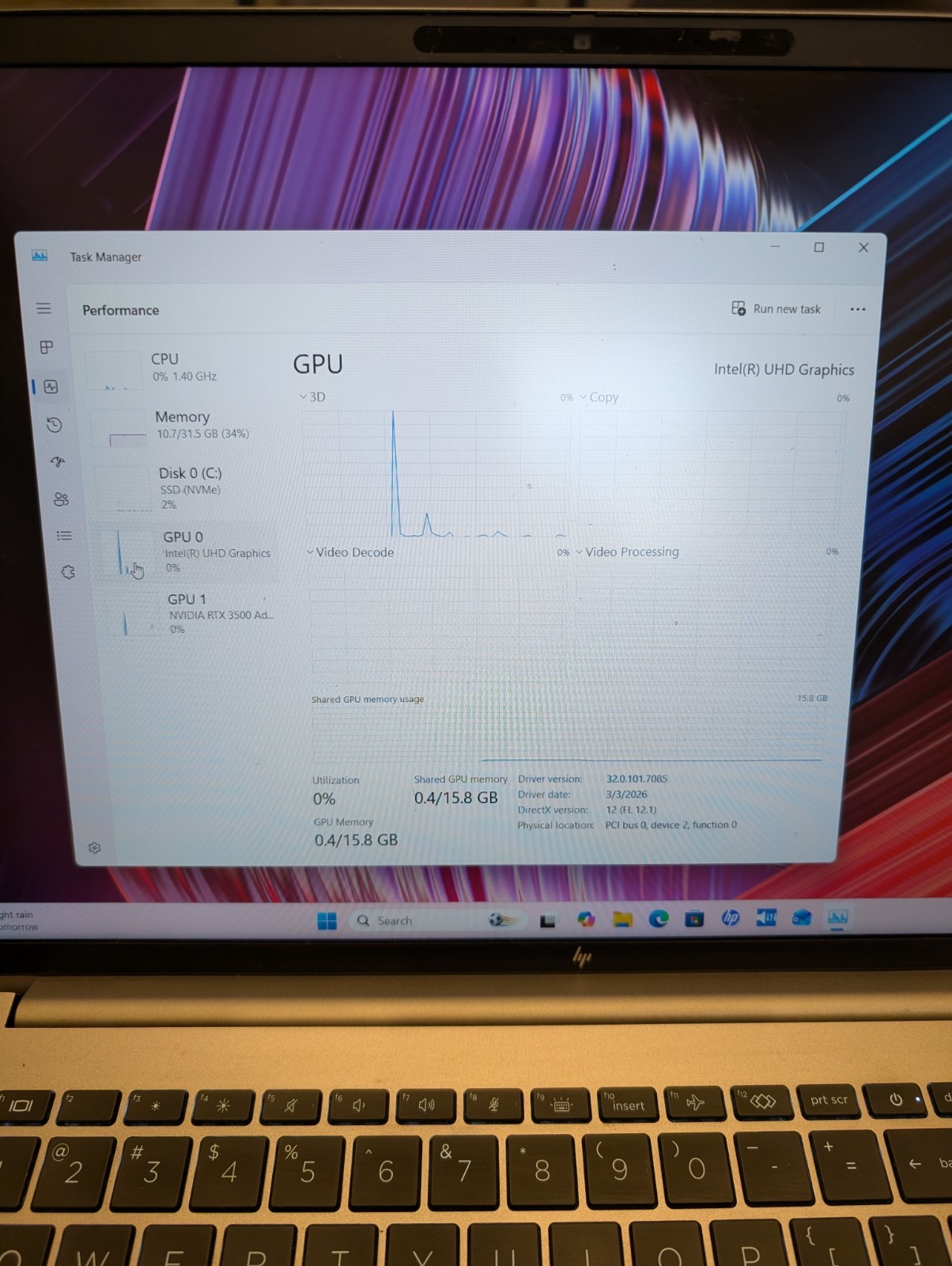 HP Zbook Fury 16 G11 32GB 1TB Intel i9 13th Gen Nvidia RTX 3500 Ada