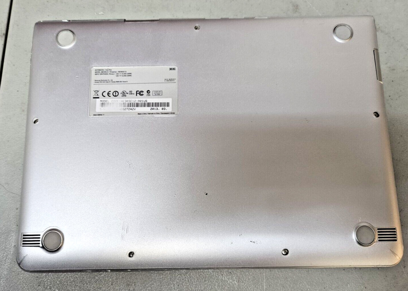 Samsung XE303C1 Chromebook 11.6″ 16GB SSD Exynos 5 1.7GHz 2GB RAM NO CHARGER