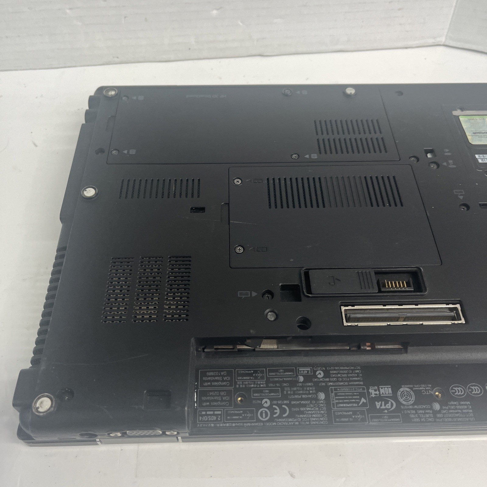HP EliteBook 8540W Intel i7-M620 8GB RAM 256 GB HDD W10P NVIDIA GPU No Battery