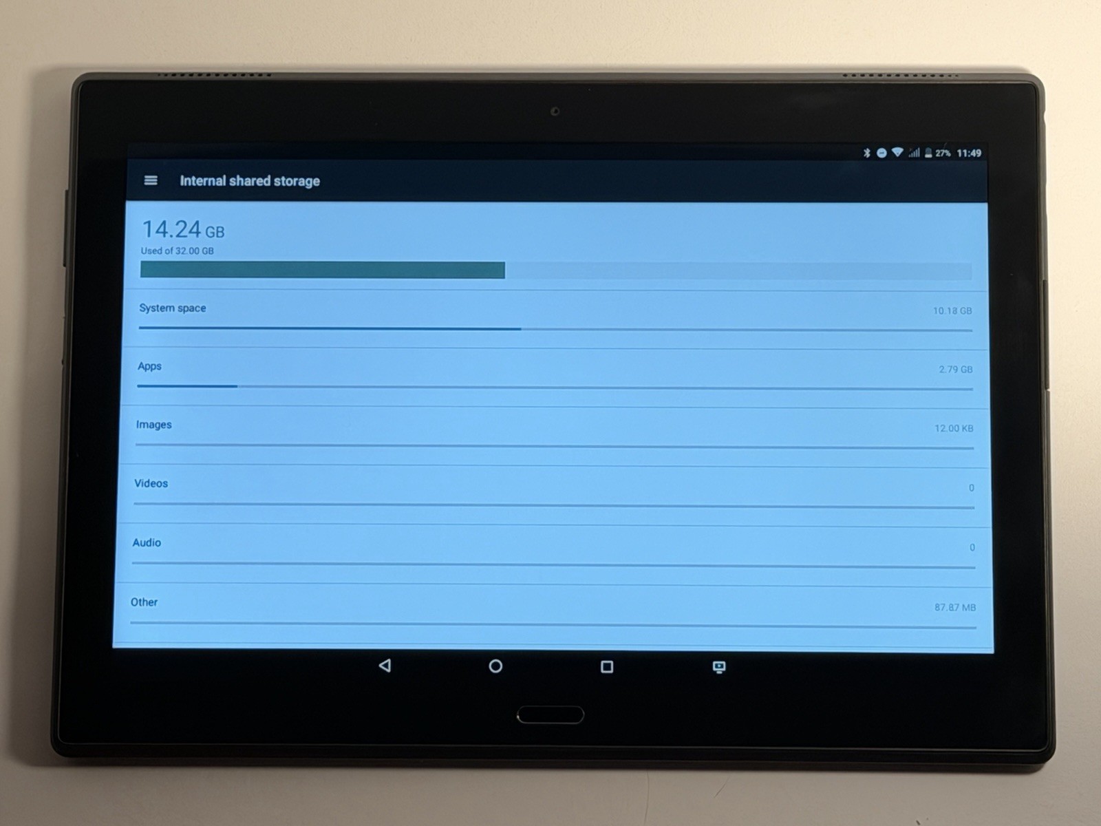 Lenovo Tab 4 10” Plus Moto AT&T | TB-X704A Smart Tablet | Dolby Atmos | 32GB