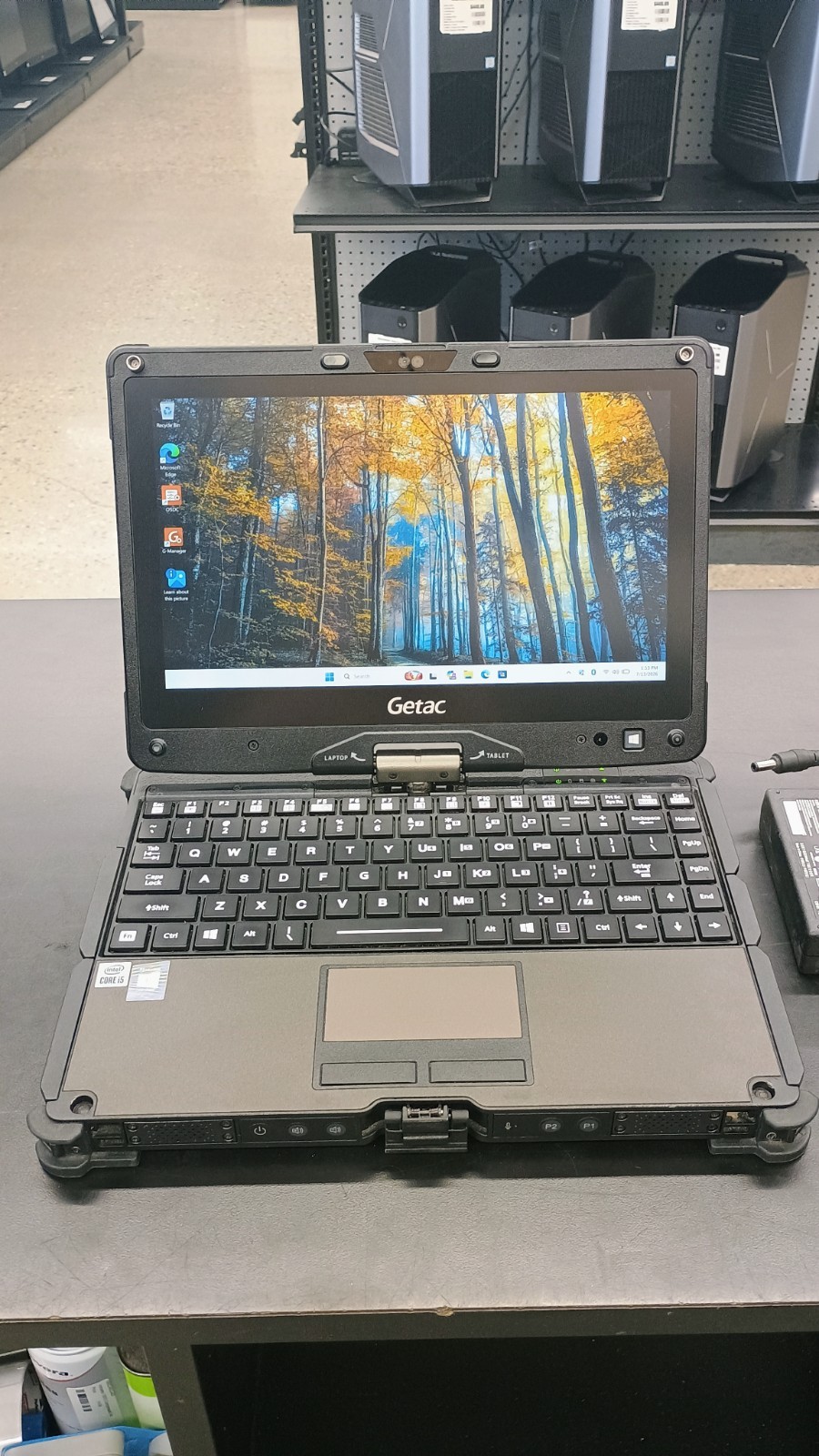 Getac V110G6 Quad Core i5-10210U 1.60GHz – 256GB SSD – 16GB – Win 11 Pro