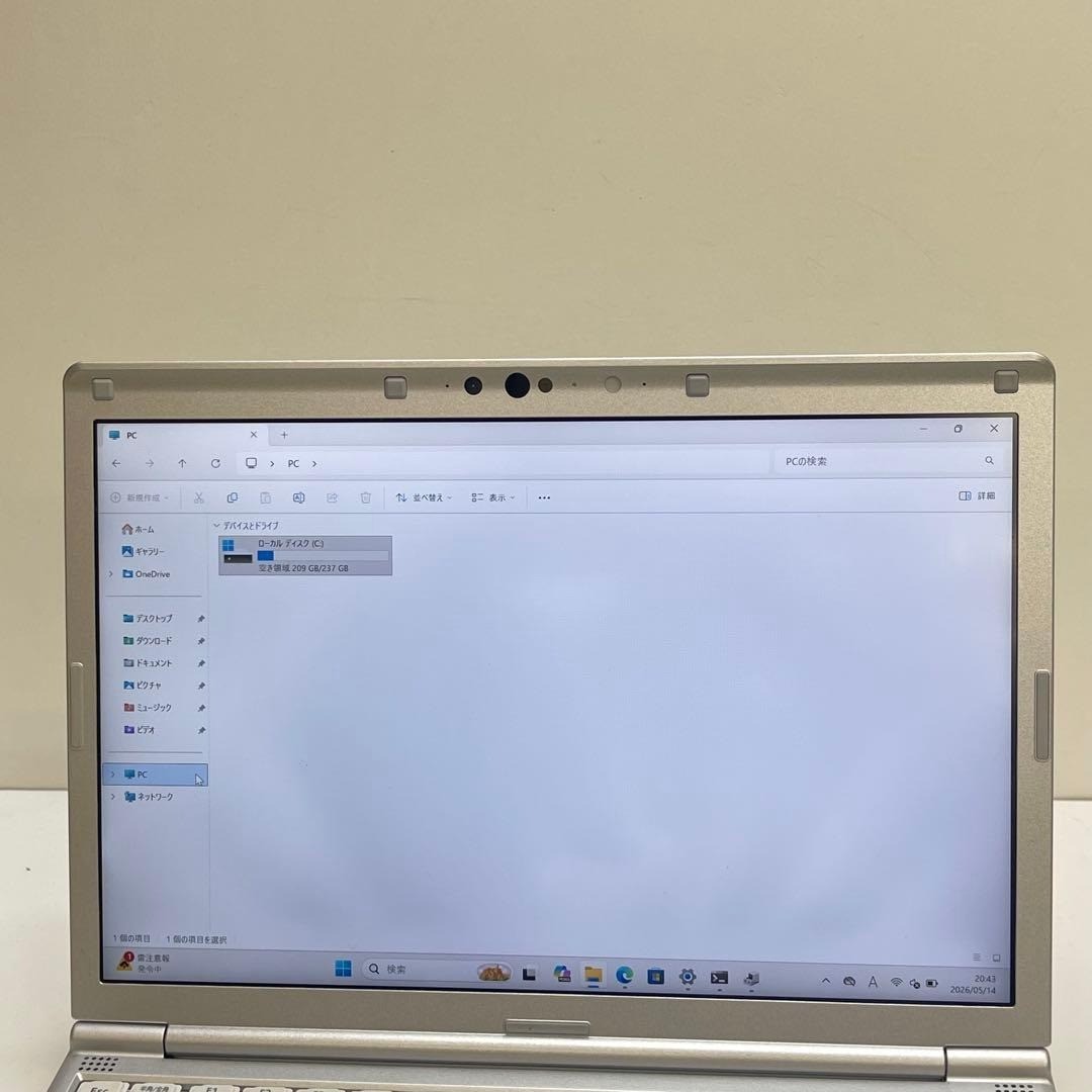 Let’s Note CF-SV9 Windows11 Pro 10世代 Core i5-10210U 8GB SSD256GB