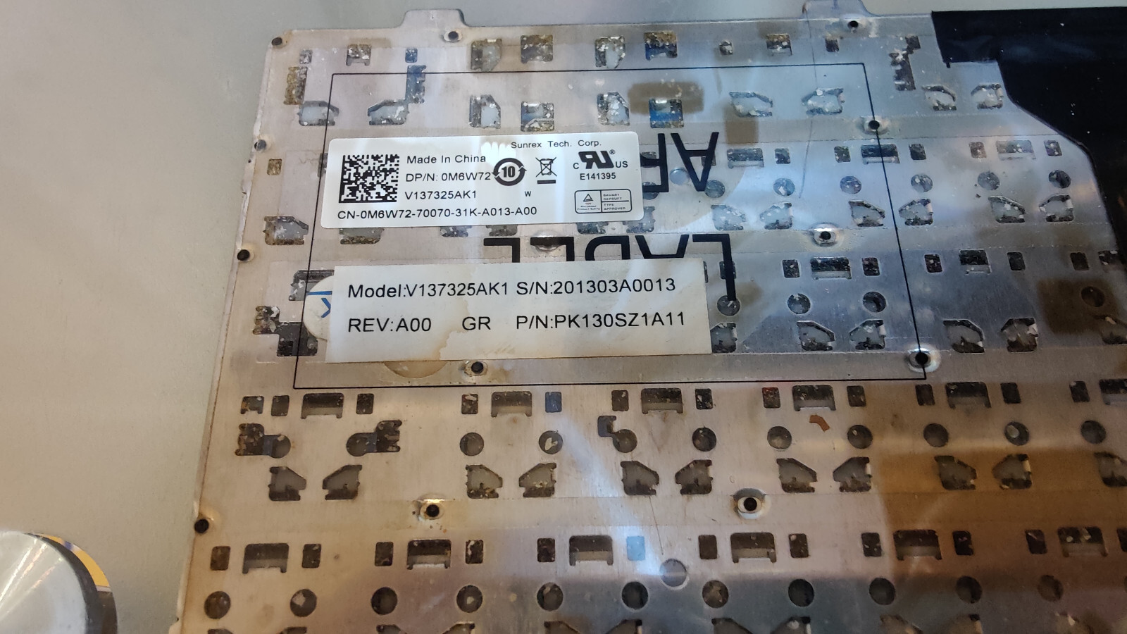 DELL 15 15-3531 E3540 5521 5537 3521 TASTIERA KEYBOARD V137325AK CN-0M6W72